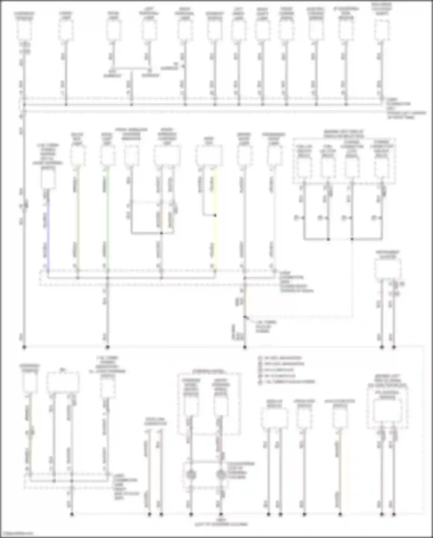 Wiring diagram front wireless charger unit for Kia Sorento IV facelift (2023-2024) (4 of 6)