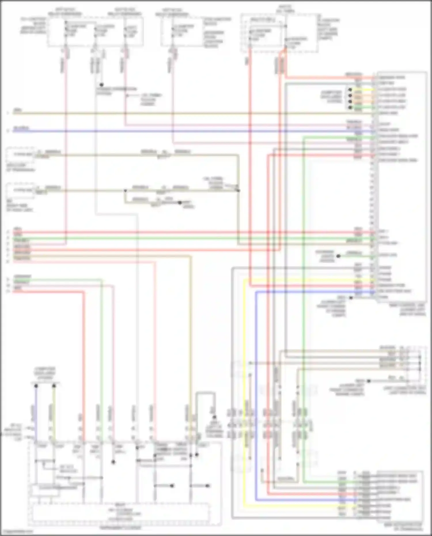 Wiring diagram h-can fd high for Kia Sorento IV facelift (2023-2024) (2 of 9)