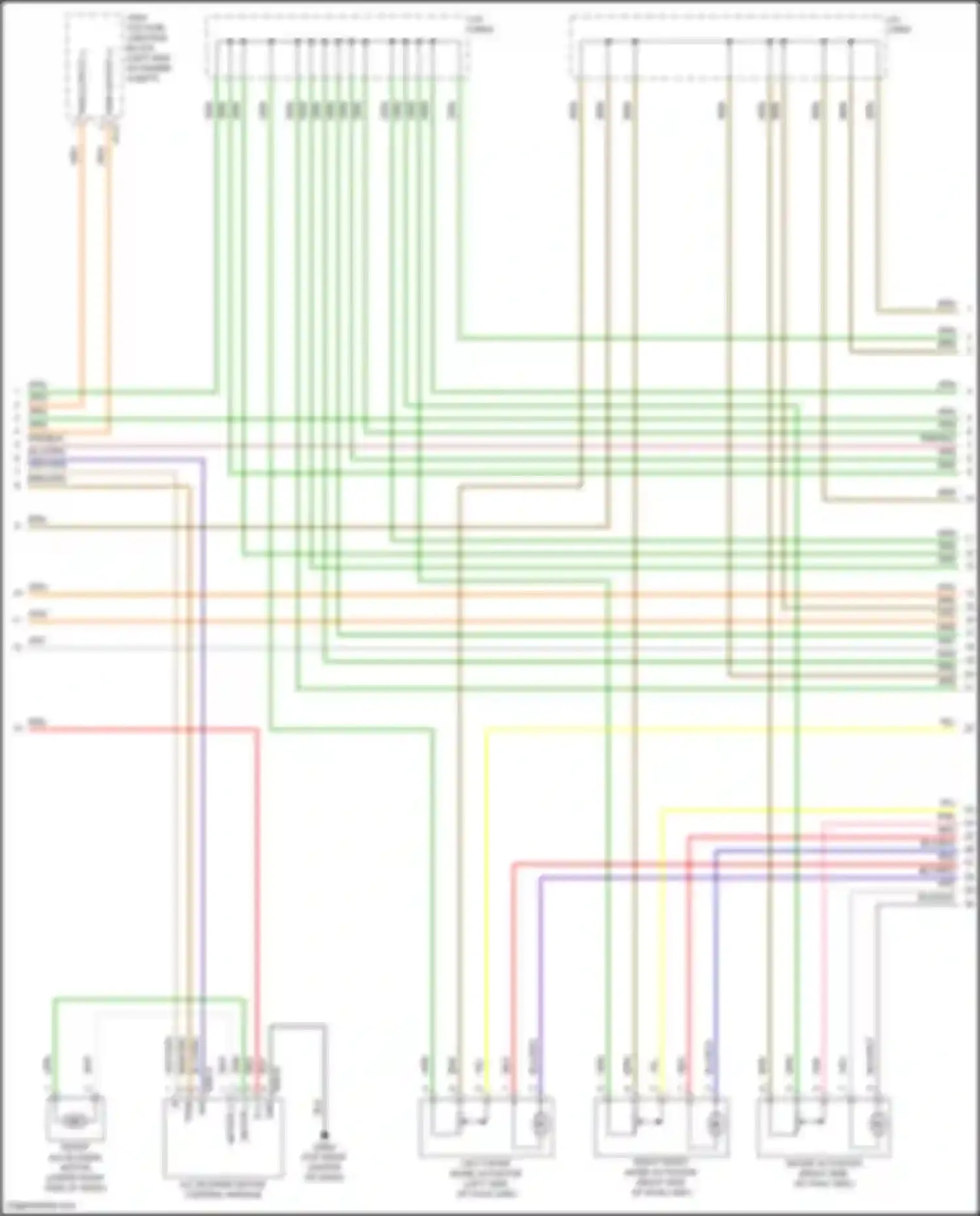 Wiring diagram high voltage junction block for Kia Sorento IV facelift (2023-2024) (1 of 5)