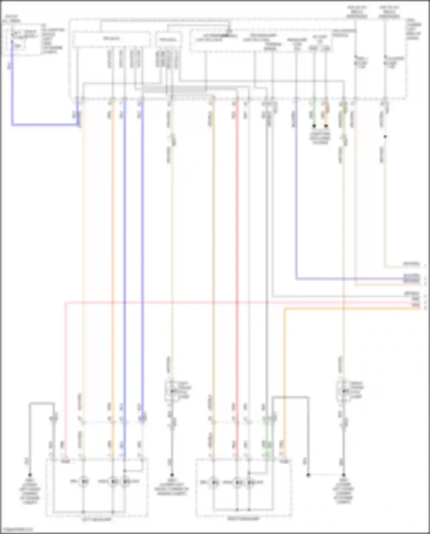 Wiring diagram h/lp high lh for Kia Sorento IV facelift (2023-2024) (3 of 4)