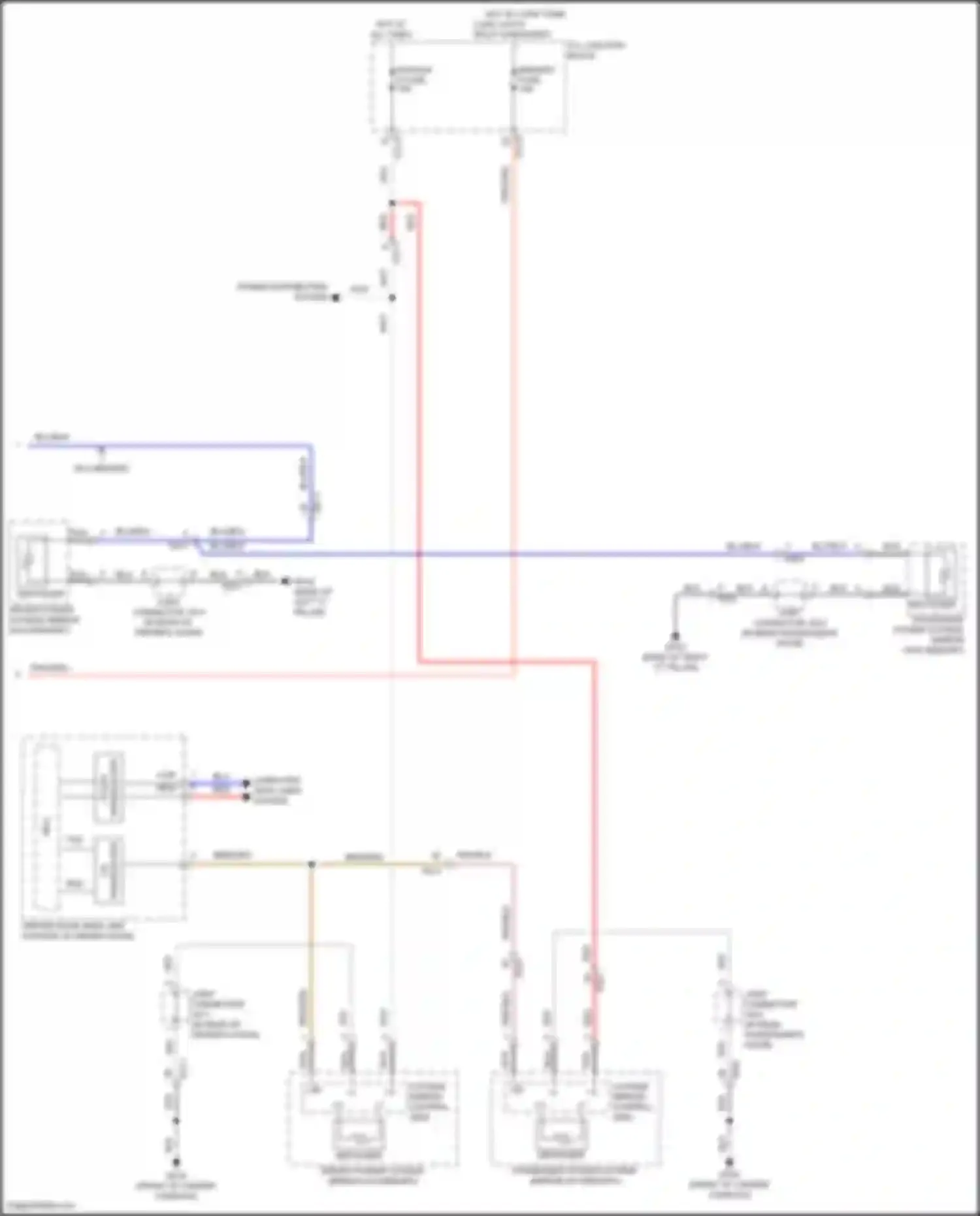 Wiring diagram hot w/ long term load latch relay energized for Kia Sorento IV facelift (2023-2024) (7 of 44)