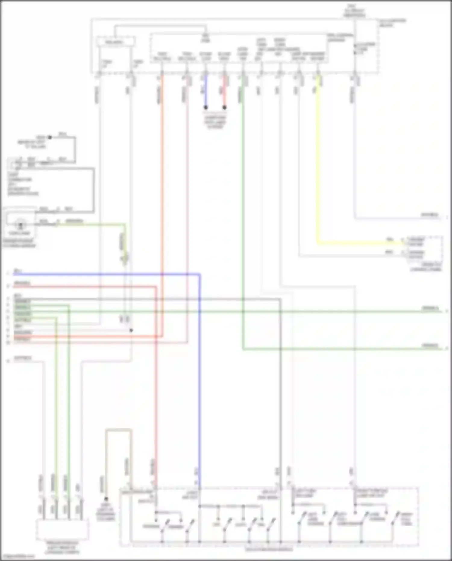 Wiring diagram hot w/ for Kia Sorento IV facelift (2023-2024) (13 of 32)