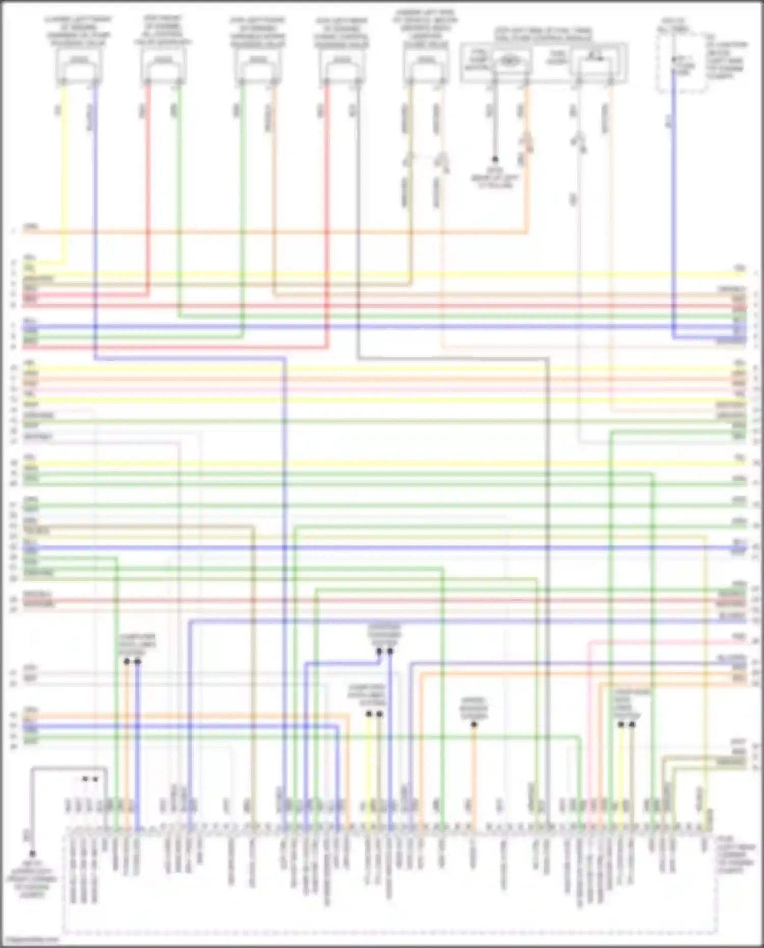 Wiring diagram injector ctrl 1 for Kia Sorento IV facelift (2023-2024) (1 of 3)