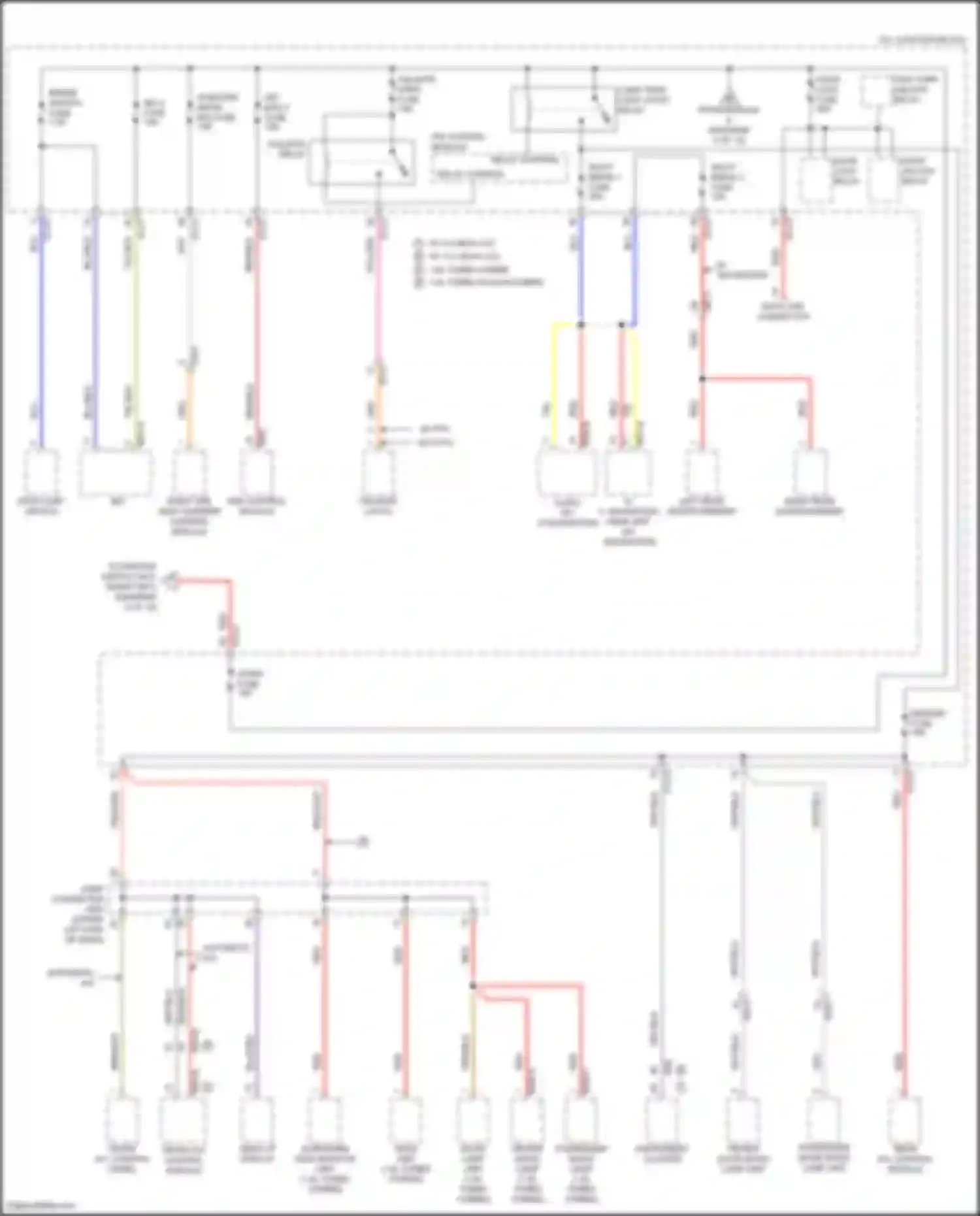 Wiring diagram instrument cluster for Kia Sorento IV facelift (2023-2024) (29 of 39)