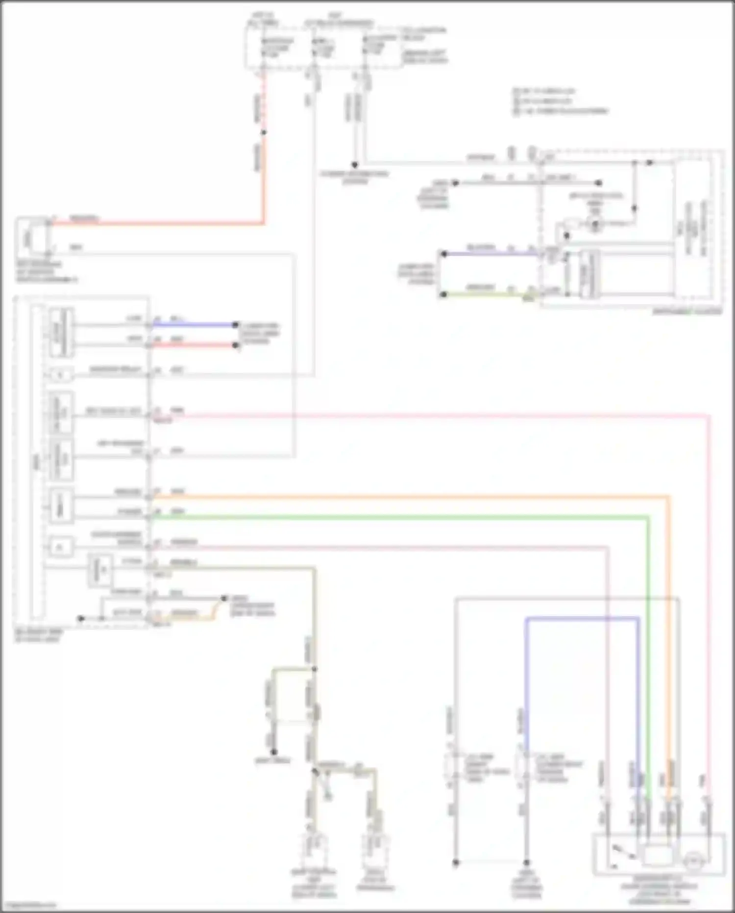 Wiring diagram key hole ill out for Kia Sorento IV facelift (2023-2024) (4 of 6)