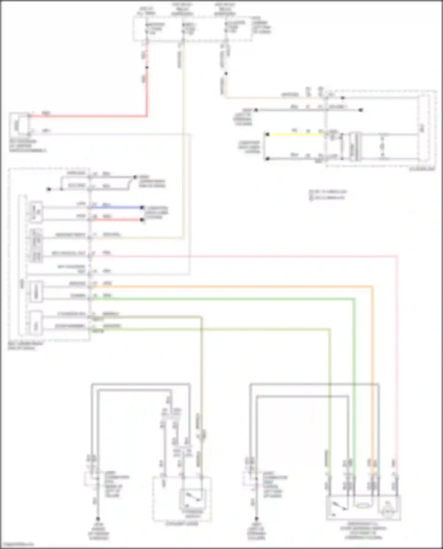 Wiring diagram key hole ill out for Kia Sorento IV facelift (2023-2024) (3 of 6)