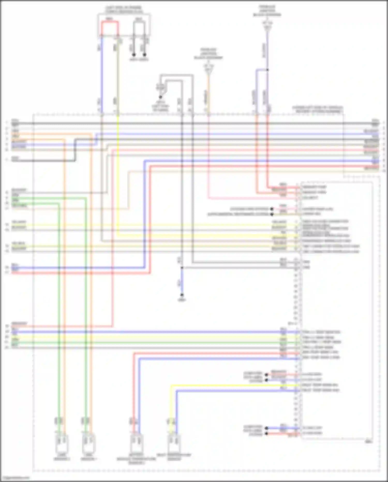 Wiring diagram lake sensor 2 for Kia Sorento IV facelift (2023-2024) (1 of 1)