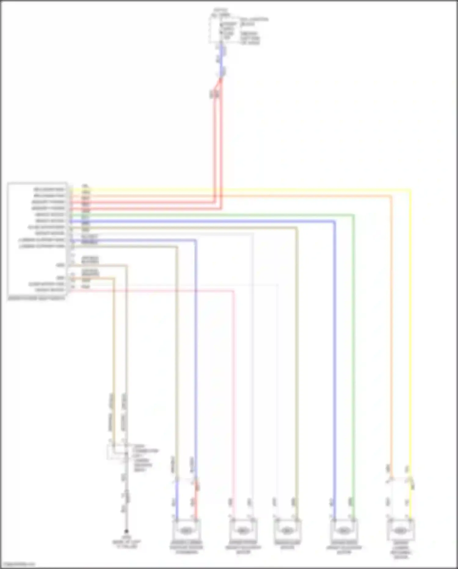 Wiring diagram lumbar support fwd for Kia Sorento IV facelift (2023-2024) (2 of 5)