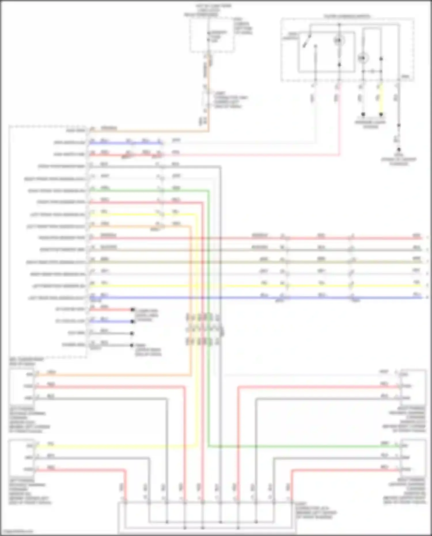 Wiring diagram memory fuse for Kia Sorento IV facelift (2023-2024) (9 of 25)