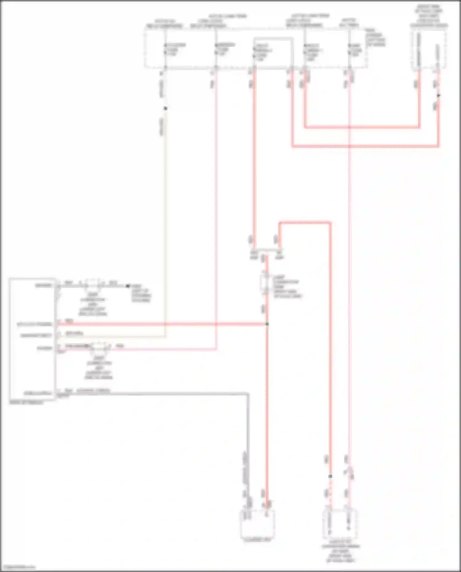 Wiring diagram memory power for Kia Sorento IV facelift (2023-2024) (13 of 53)