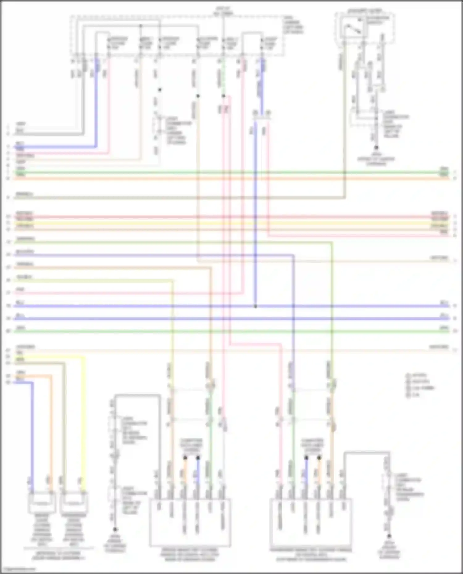 Wiring diagram module 5 fuse for Kia Sorento IV facelift (2023-2024) (1 of 7)