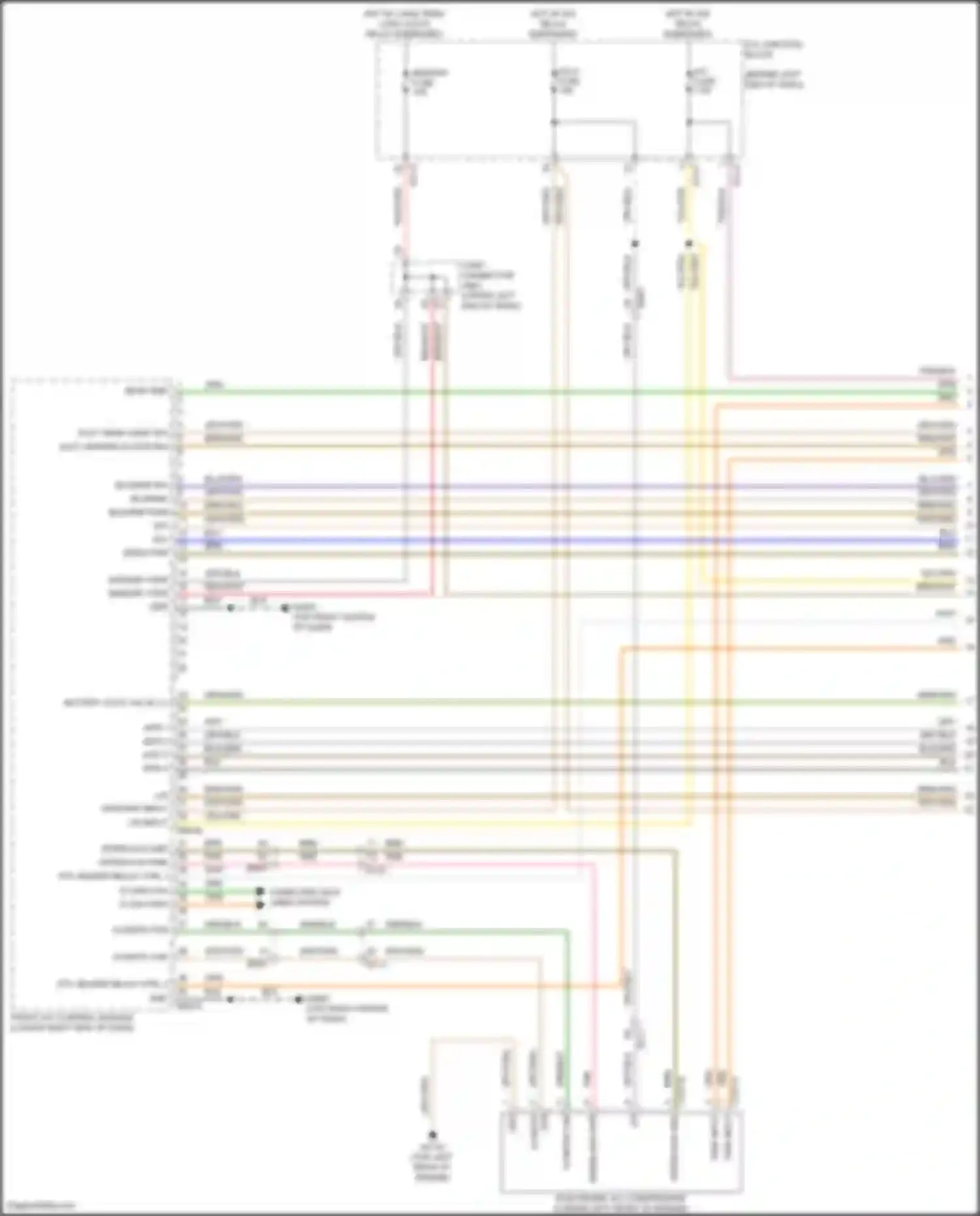 Wiring diagram mtr 3 for Kia Sorento IV facelift (2023-2024) (1 of 2)