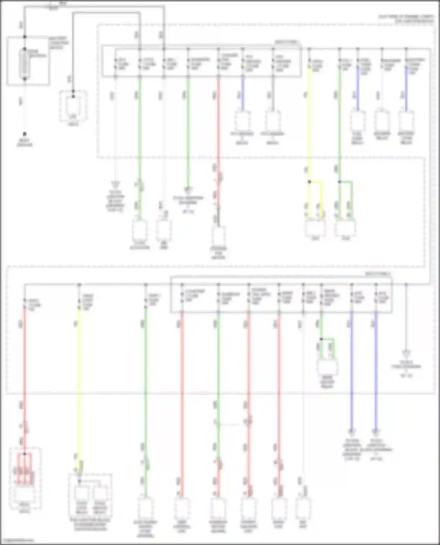 Wiring diagram multi fuse 2 for Kia Sorento IV facelift (2023-2024) (18 of 23)
