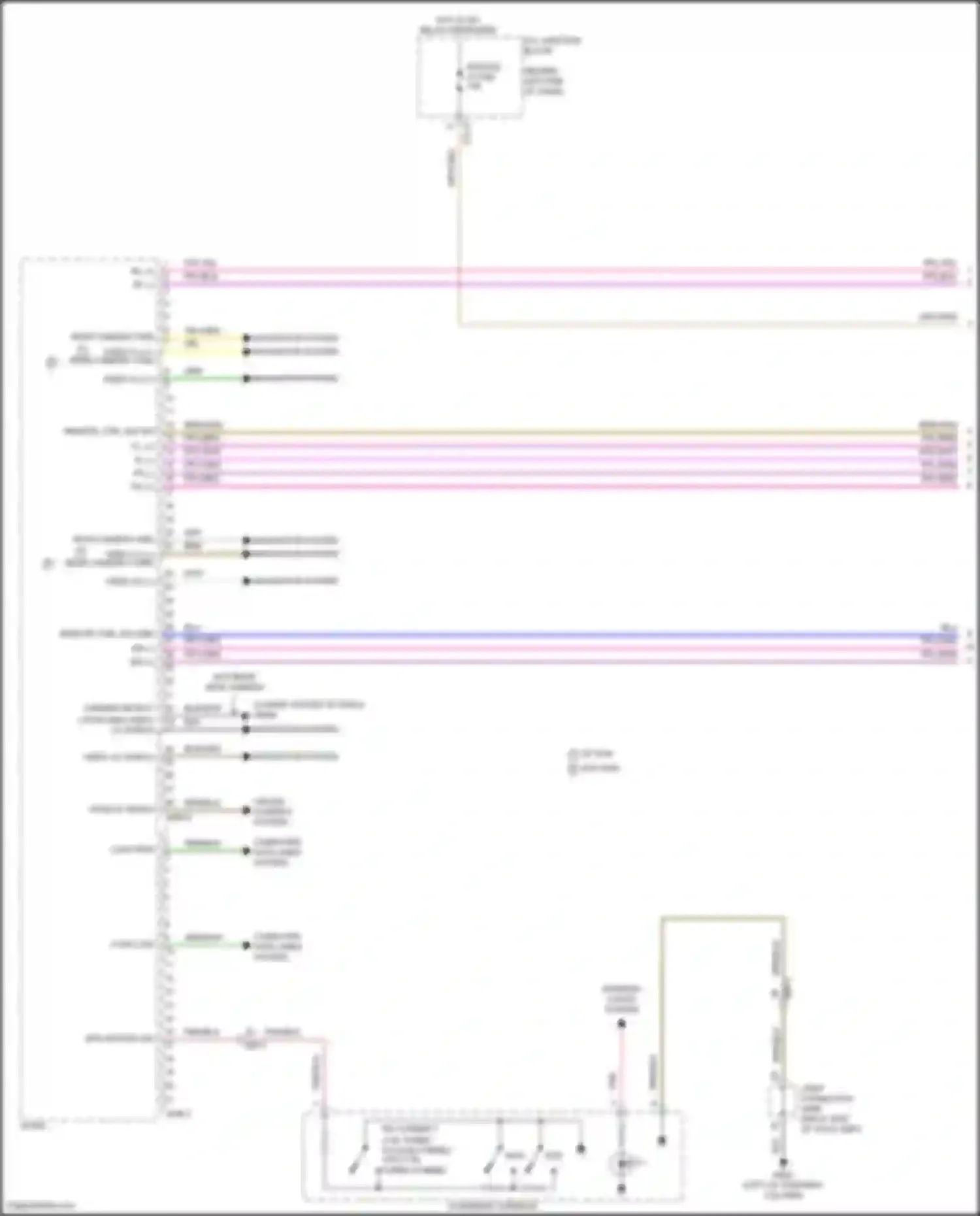 Wiring diagram overhead console for Kia Sorento IV facelift (2023-2024) (19 of 20)