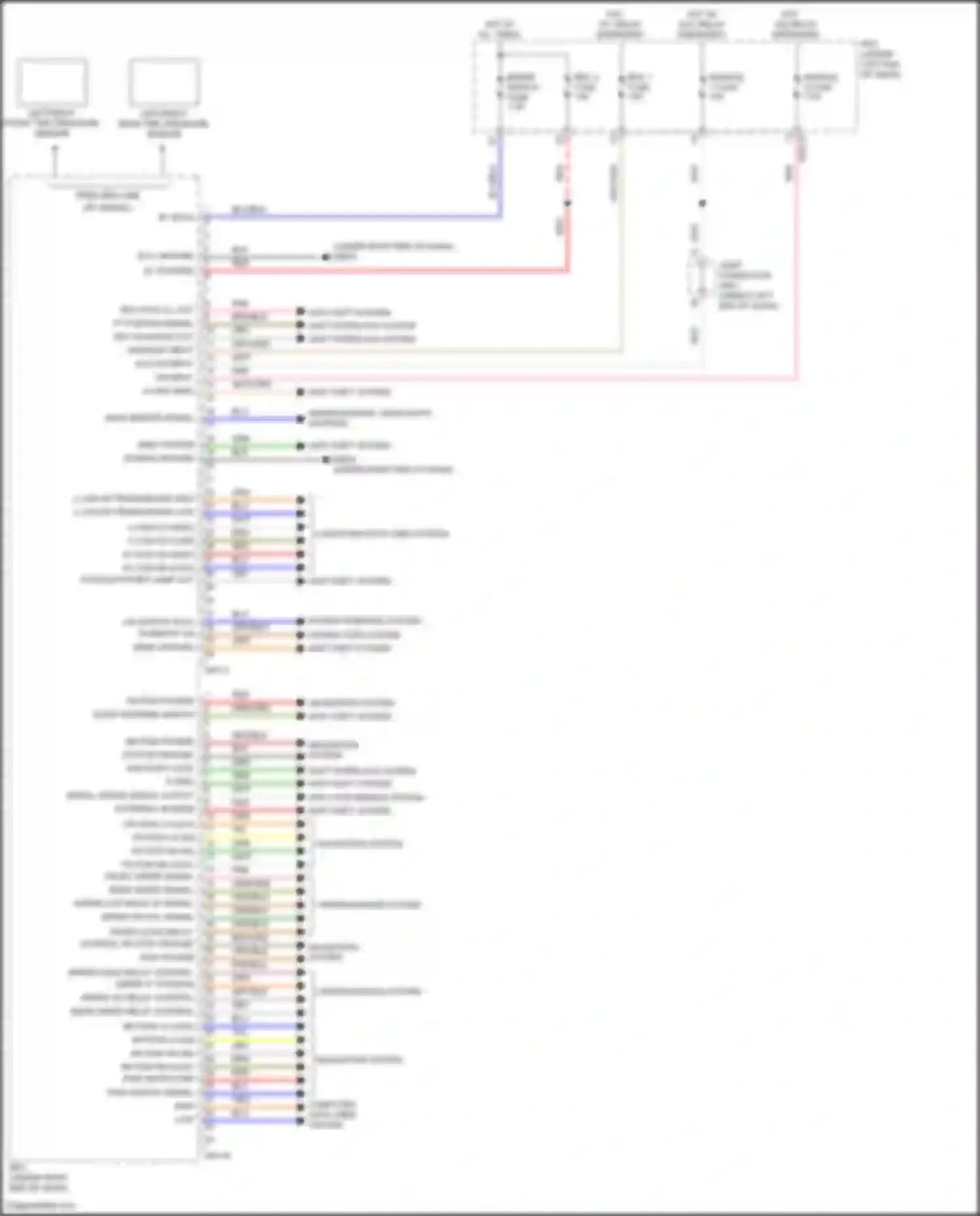 Wiring diagram 'p' position signal for Kia Sorento IV facelift (2023-2024) (1 of 1)