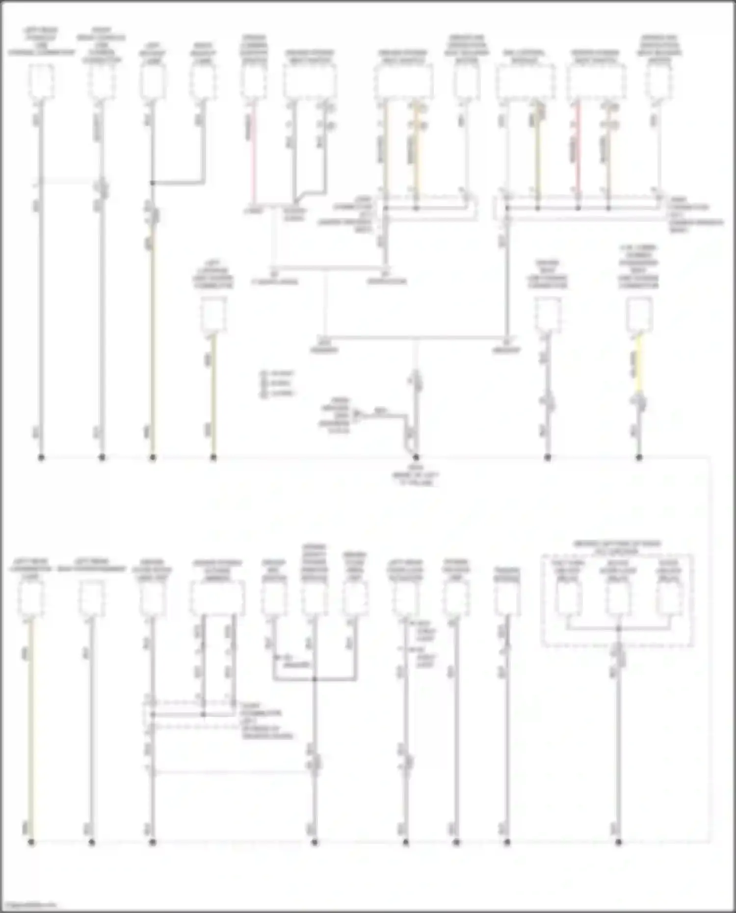 Wiring diagram passenger seat usb charge connector for Kia Sorento IV facelift (2023-2024) (3 of 5)