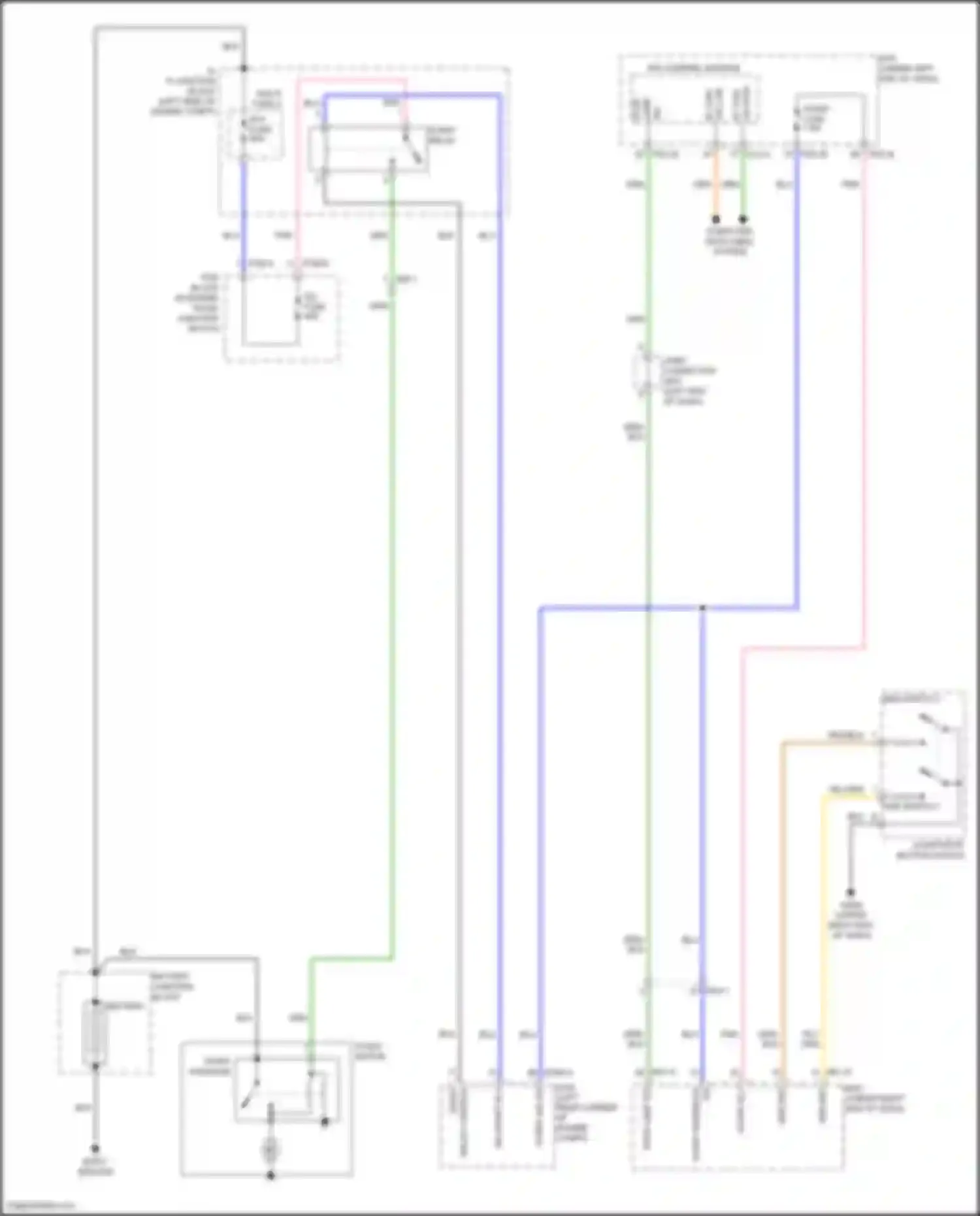 Wiring diagram pcb-a for Kia Sorento IV facelift (2023-2024) (4 of 8)