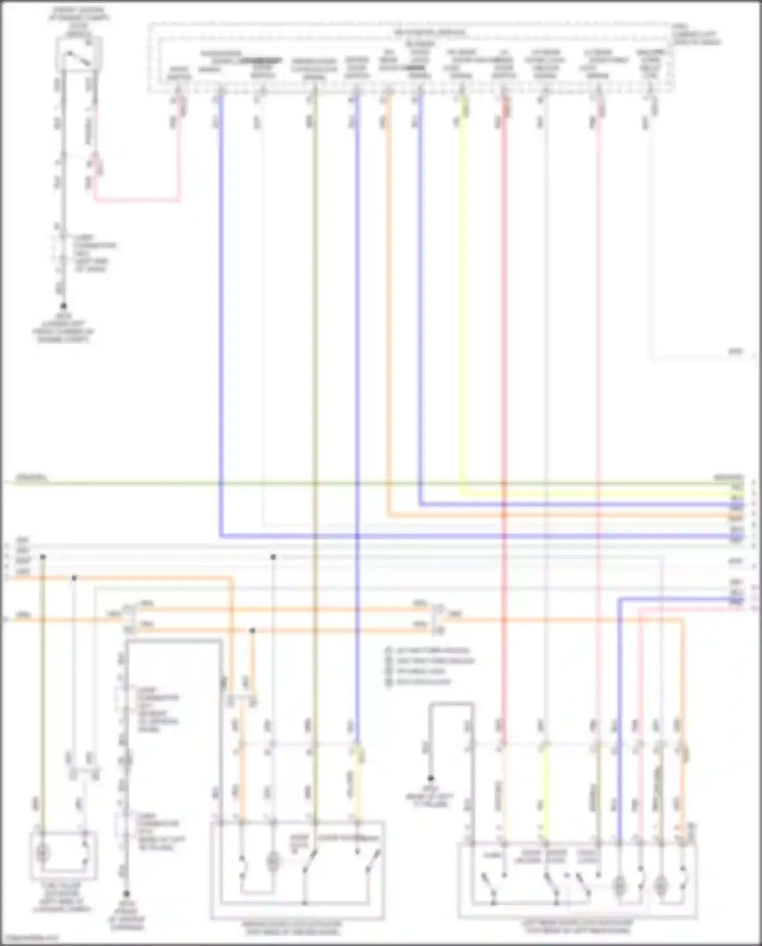 Wiring diagram pdc-d for Kia Sorento IV facelift (2023-2024) (4 of 39)