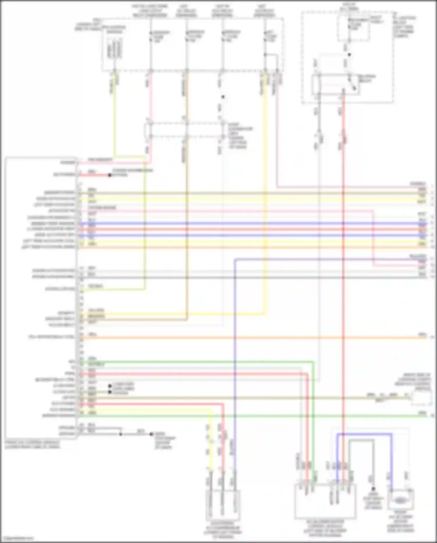 Wiring diagram power distribution system for Kia Sorento IV facelift (2023-2024) (52 of 60)