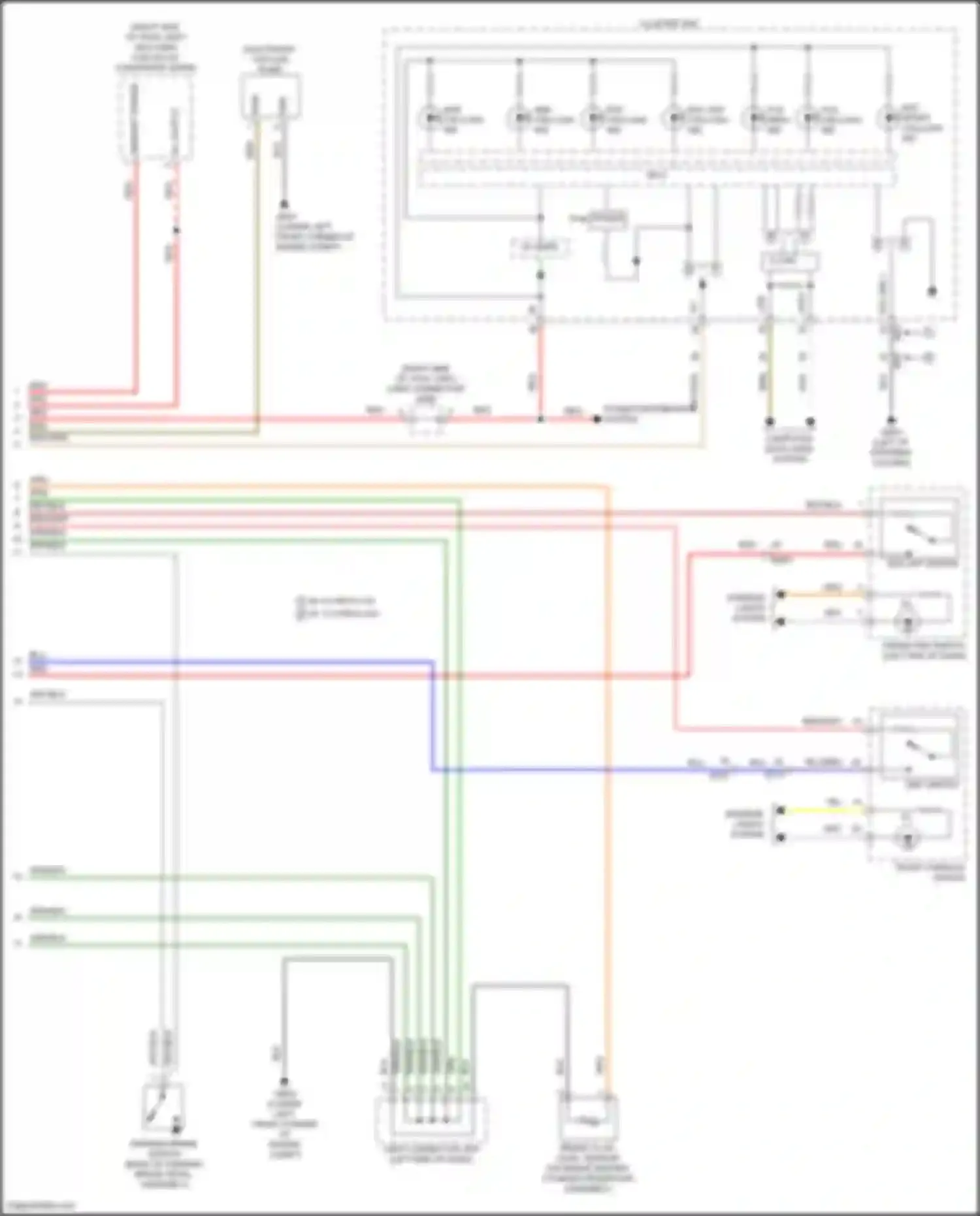 Wiring diagram power distribution system for Kia Sorento IV facelift (2023-2024) (2 of 60)
