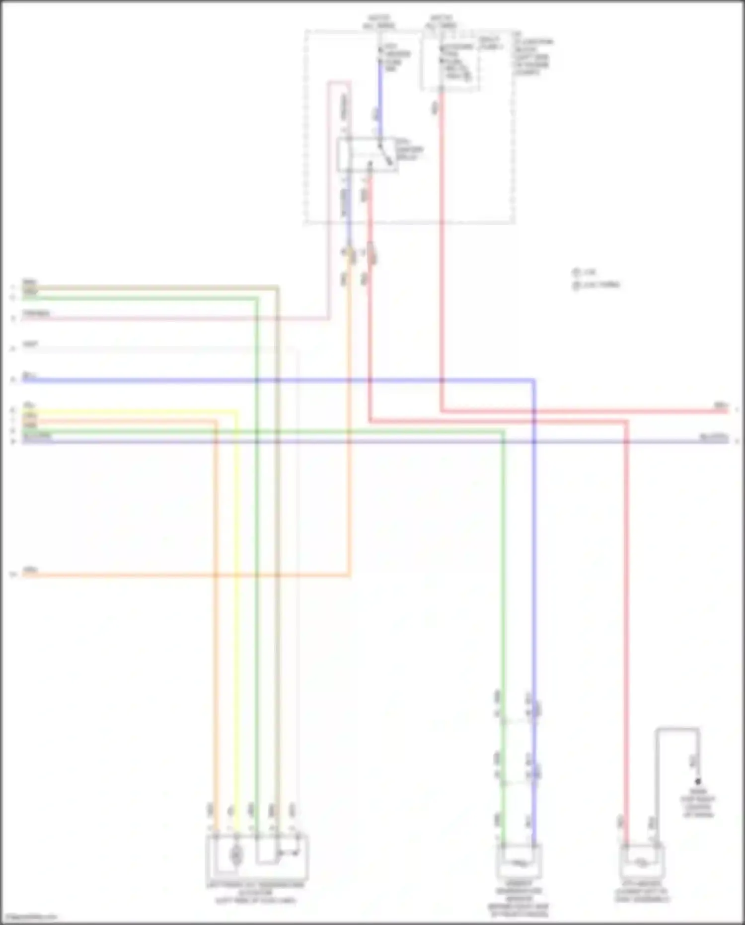 Wiring diagram ptc heater relay for Kia Sorento IV facelift (2023-2024) (2 of 4)