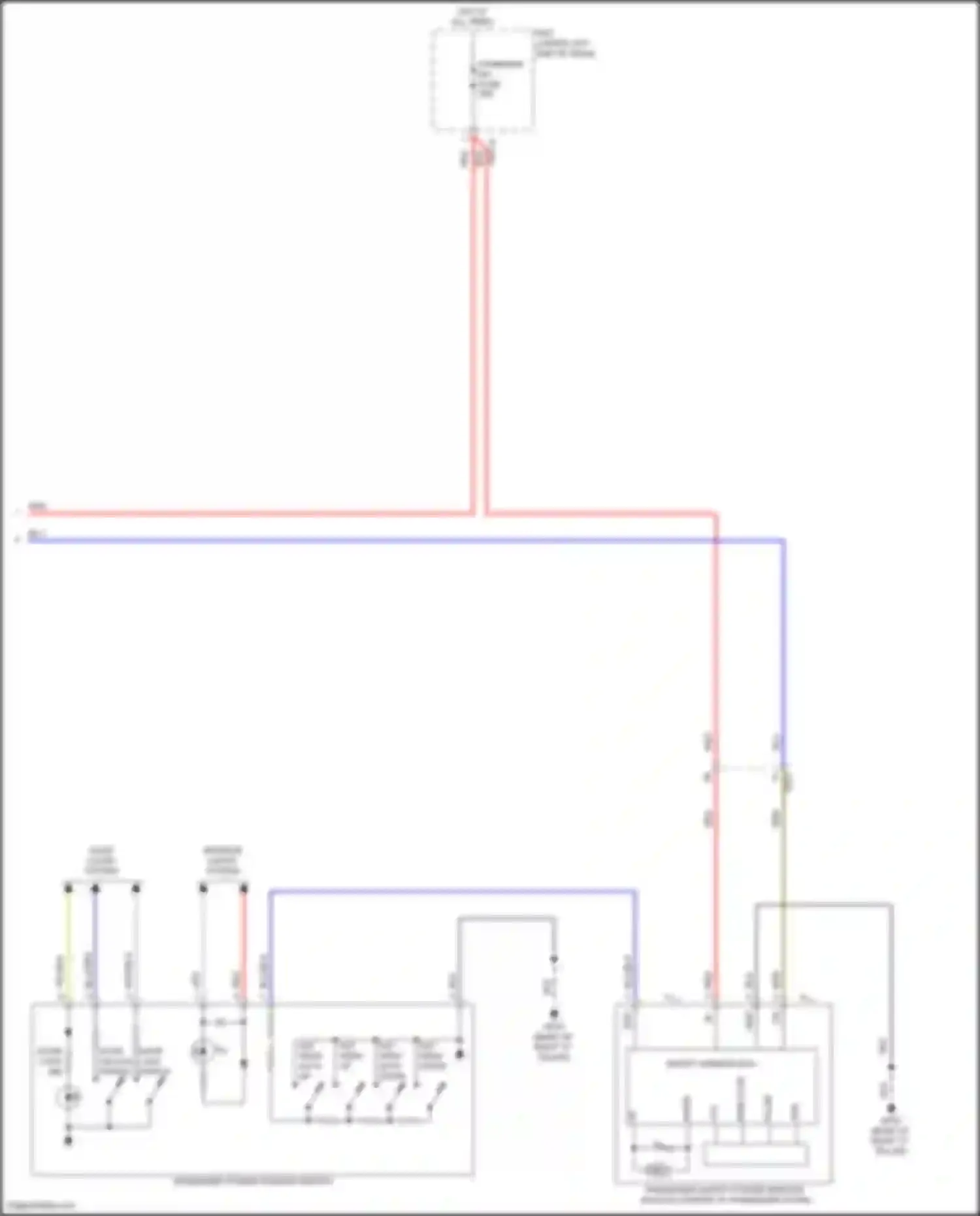 Wiring diagram p/window rh fuse for Kia Sorento IV facelift (2023-2024) (5 of 8)
