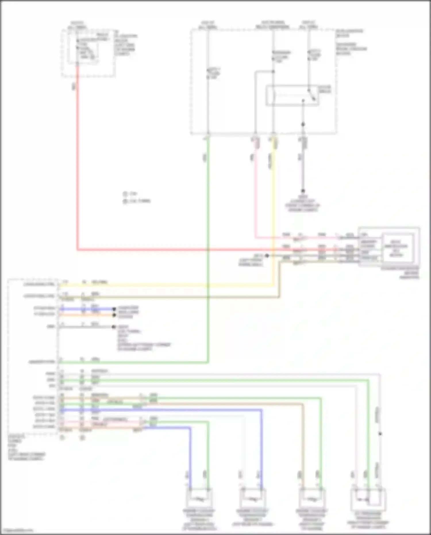 Wiring diagram red for Kia Sorento IV facelift (2023-2024) (279 of 369)