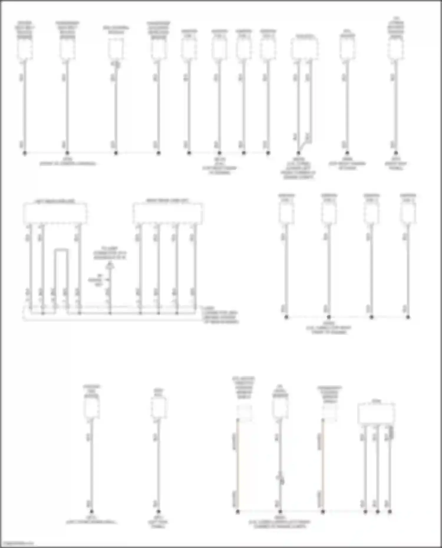 Wiring diagram right rear uwb unit for Kia Sorento IV facelift (2023-2024) (3 of 5)
