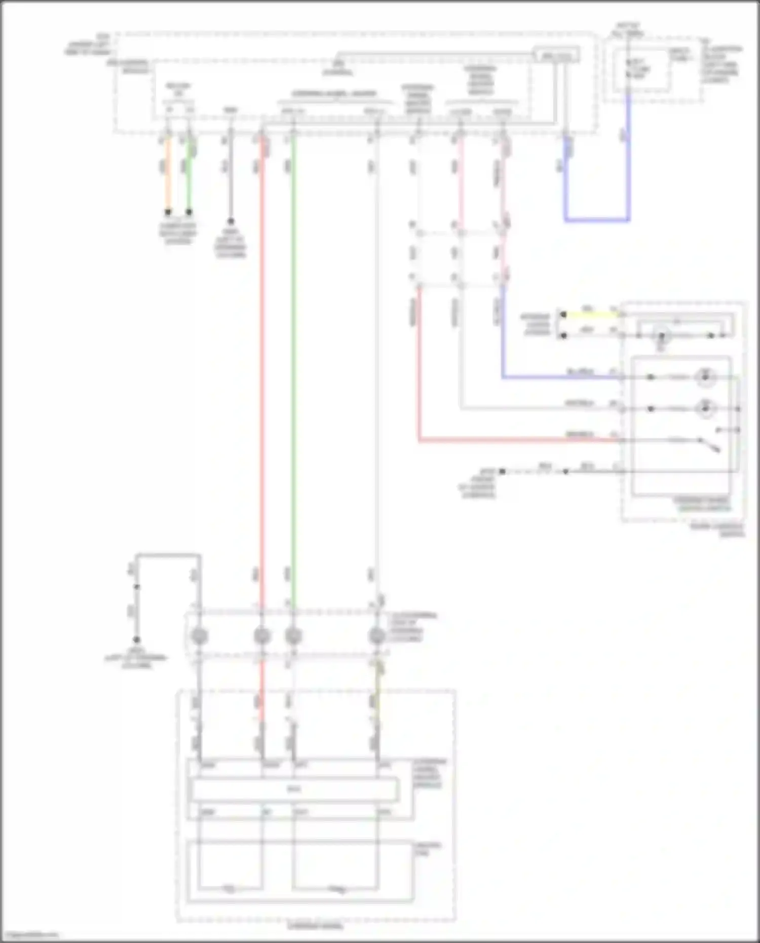 Wiring diagram steering wheel heated switch for Kia Sorento IV facelift (2023-2024) (1 of 2)