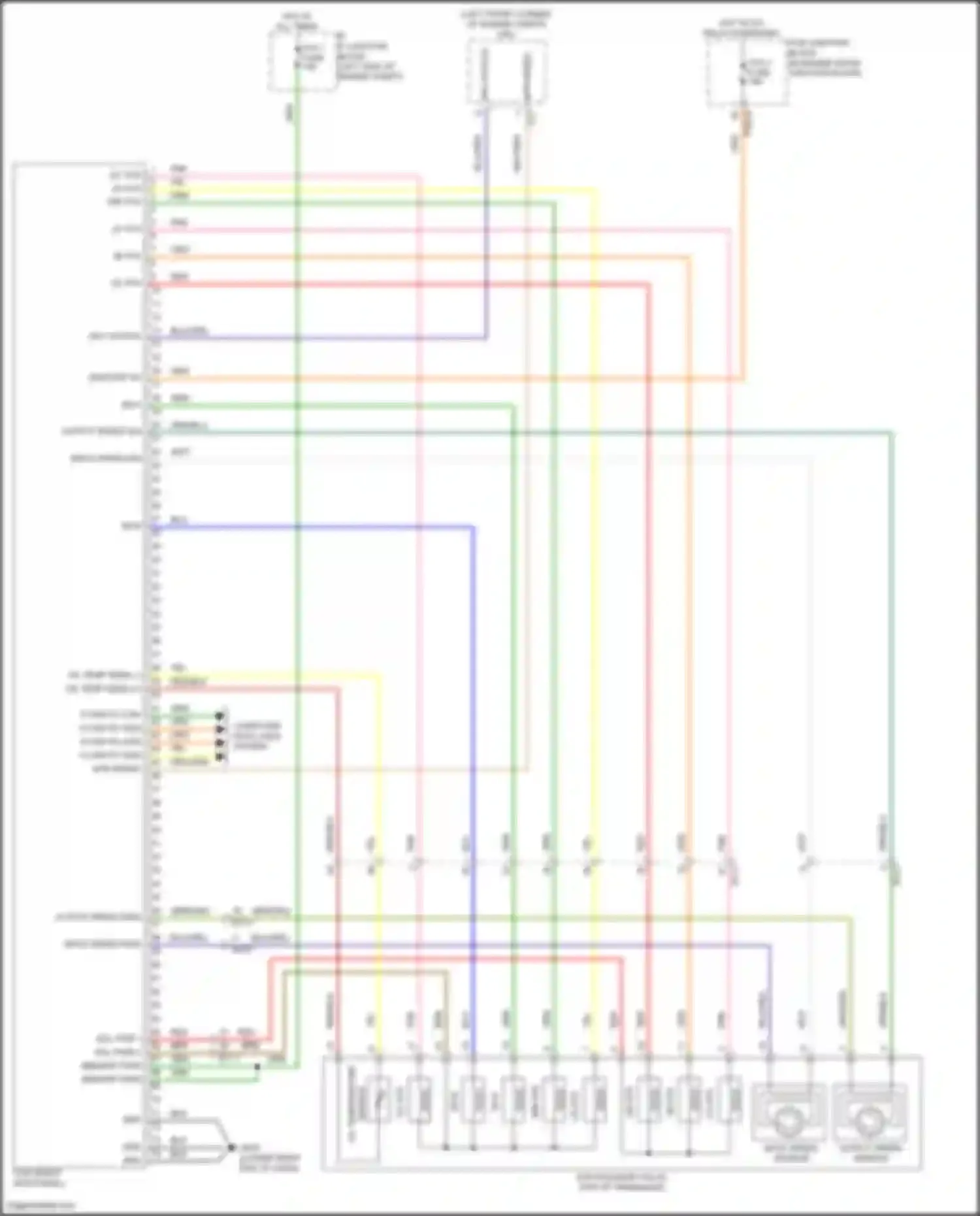 Wiring diagram tcu 1 fuse for Kia Sorento IV facelift (2023-2024) (1 of 6)