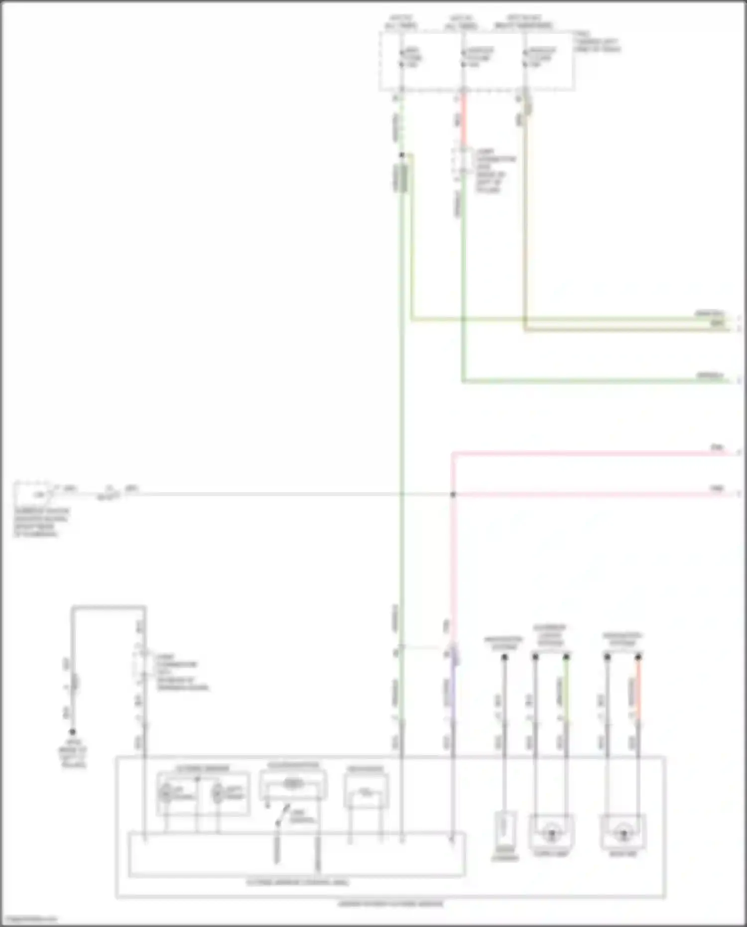 Wiring diagram up down for Kia Sorento IV facelift (2023-2024) (3 of 8)