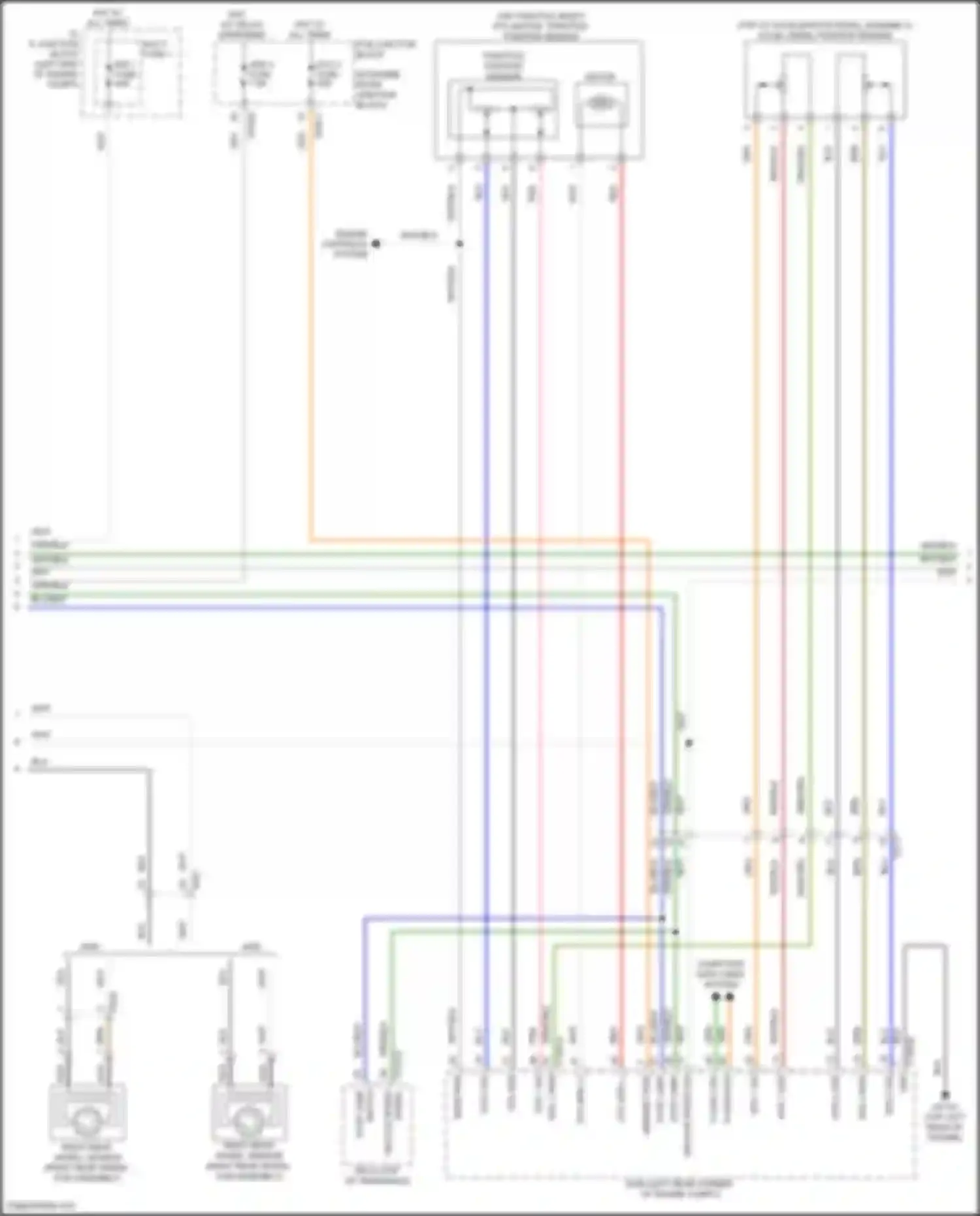Wiring diagram vehicle speed for Kia Sorento IV facelift (2023-2024) (1 of 8)