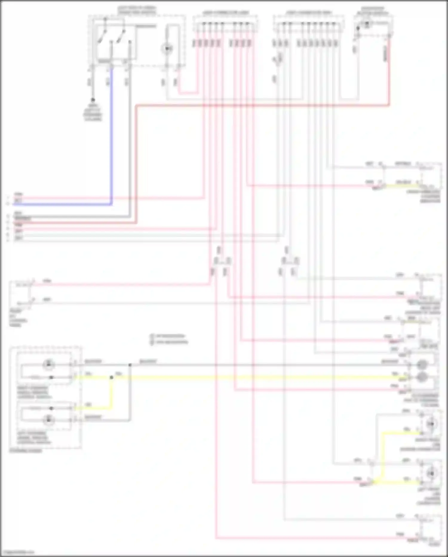 Wiring diagram w/ navigation for Kia Sorento IV facelift (2023-2024) (3 of 9)