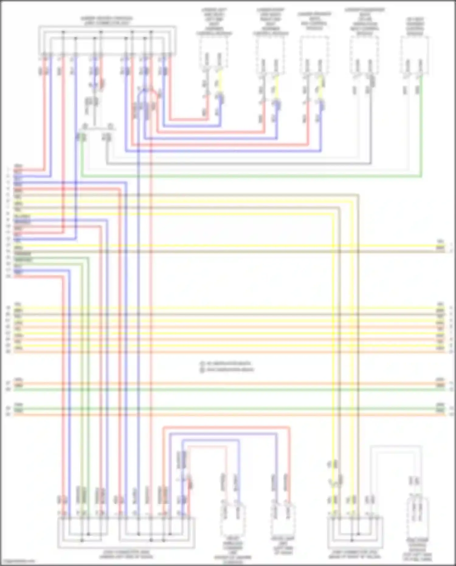 Wiring diagram w/ ventilation seats for Kia Sorento IV facelift (2023-2024) (1 of 1)