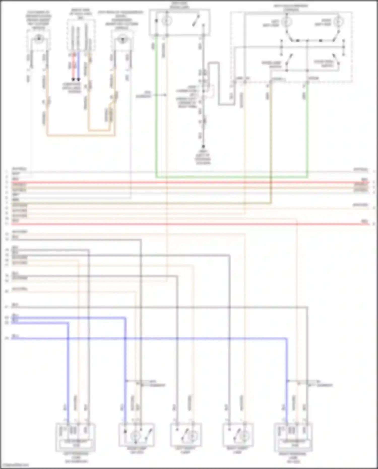 Wiring diagram wht/blk for Kia Sorento IV facelift (2023-2024) (8 of 135)