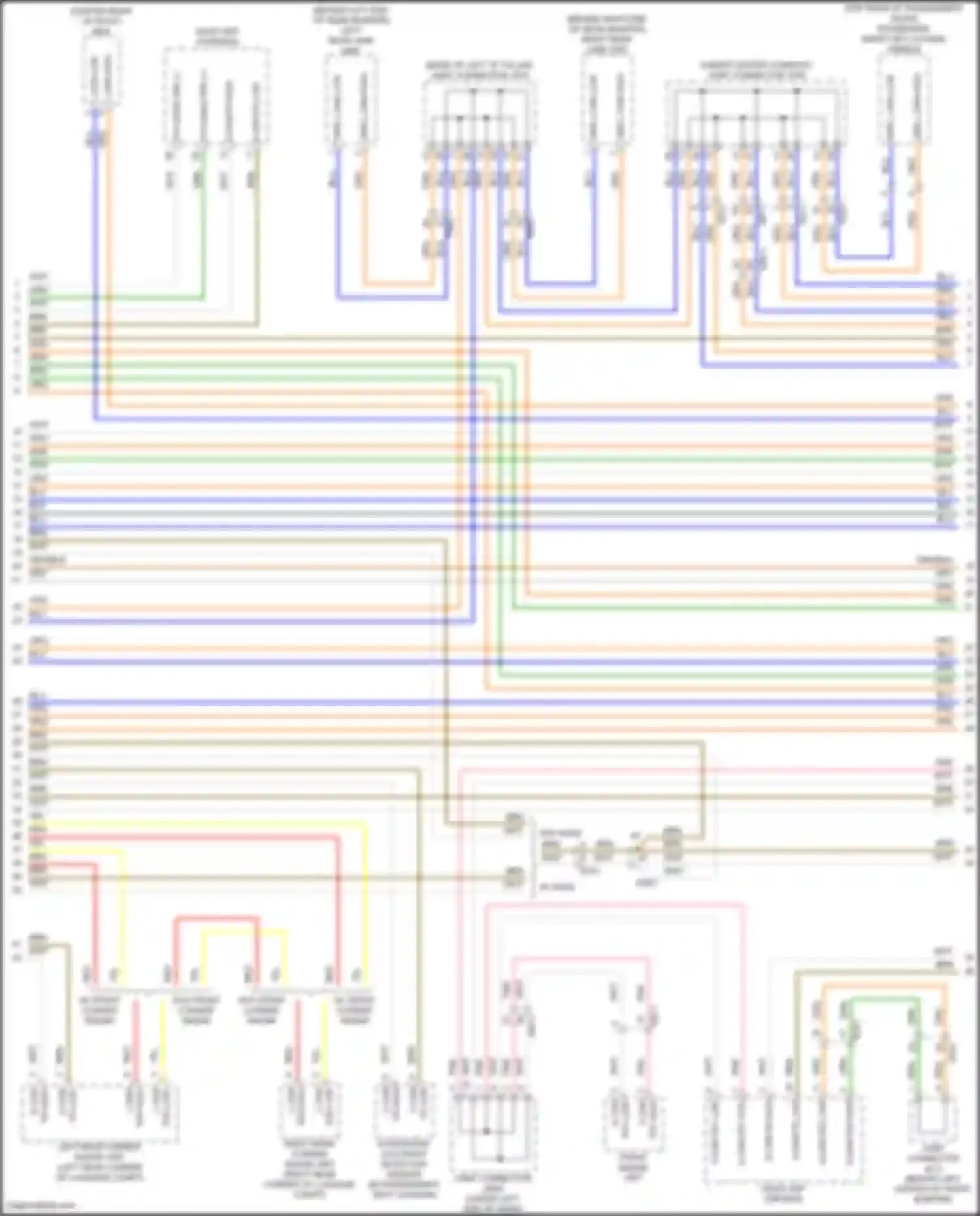 Wiring diagram w/o adas for Kia Sorento IV facelift (2023-2024) (2 of 3)