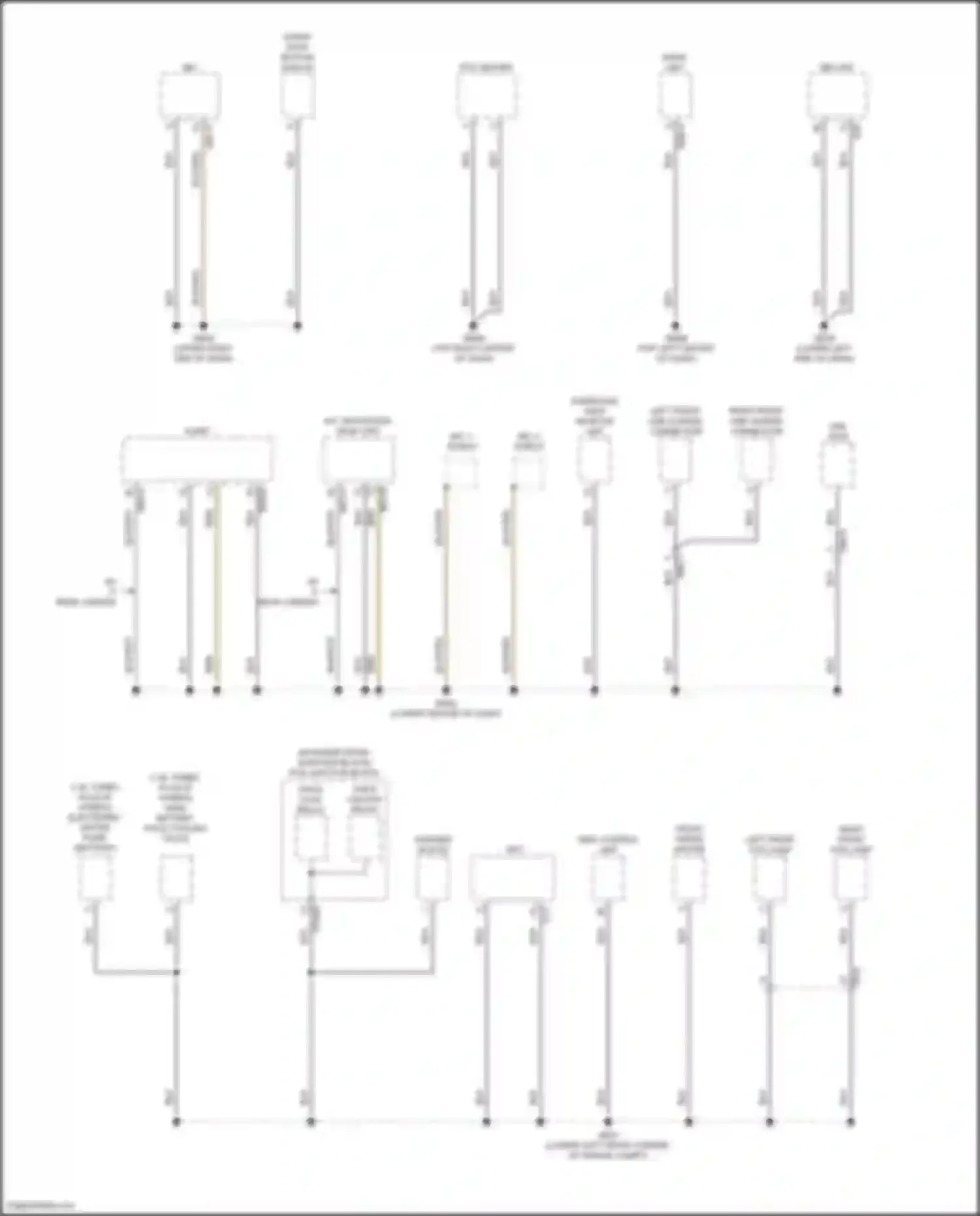 Wiring diagram w/o rear camera for Kia Sorento IV facelift (2023-2024) (1 of 1)