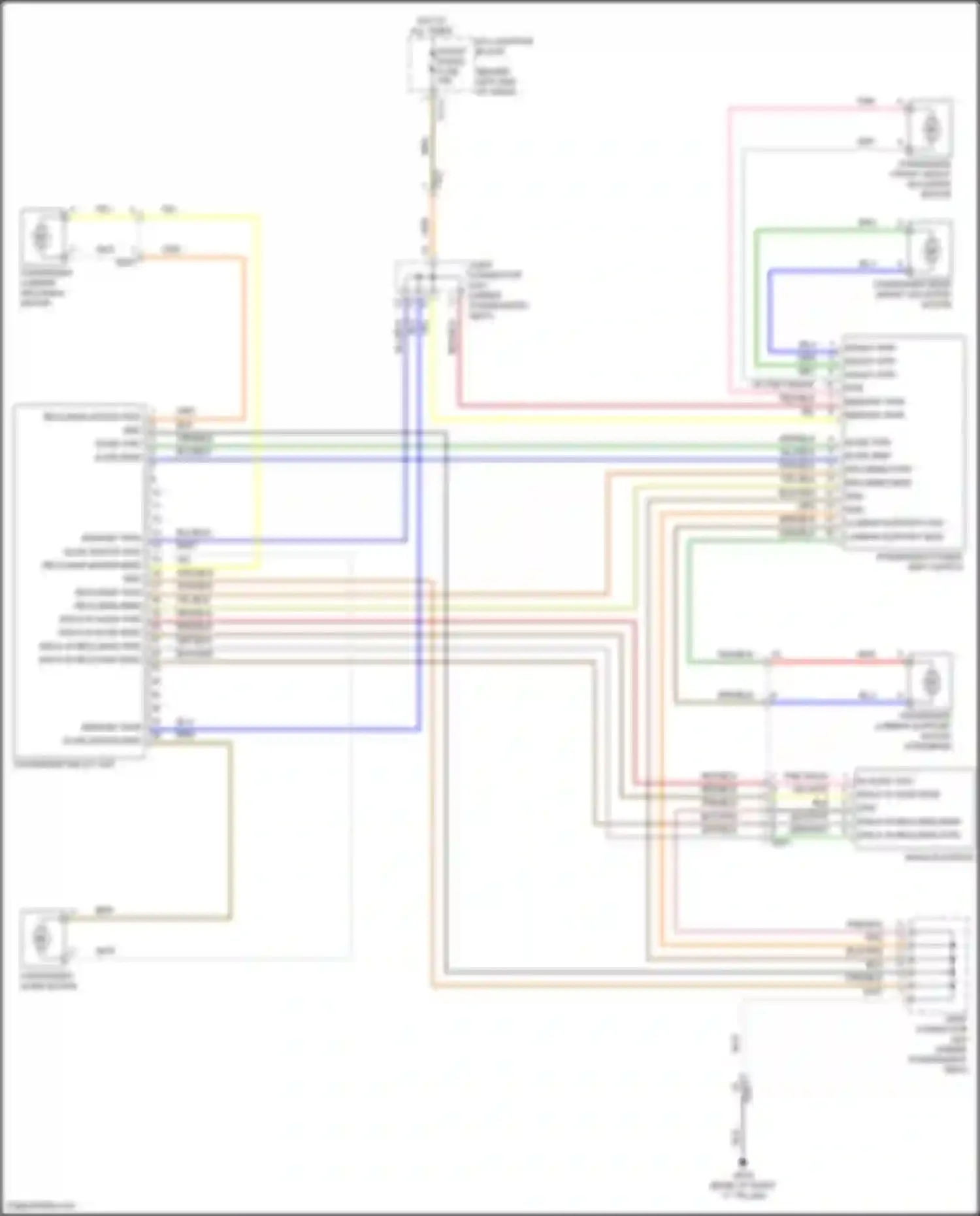 Wiring diagram yel/wht for Kia Sorento IV facelift (2023-2024) (3 of 7)