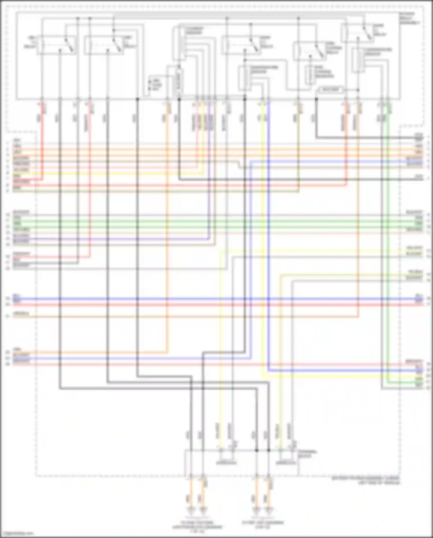 Wiring diagram yel/wht for Kia Sorento IV facelift (2023-2024) (6 of 7)