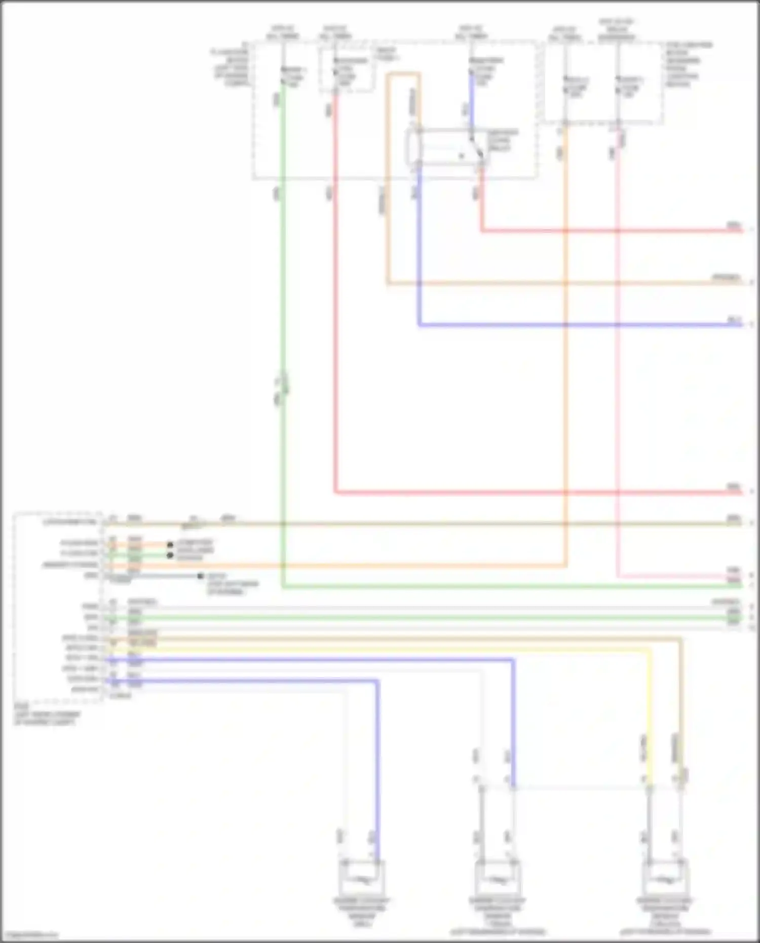 Sorento Kia IV (2020-2024): Cooling fan circuit, hybrid (1 of 2)