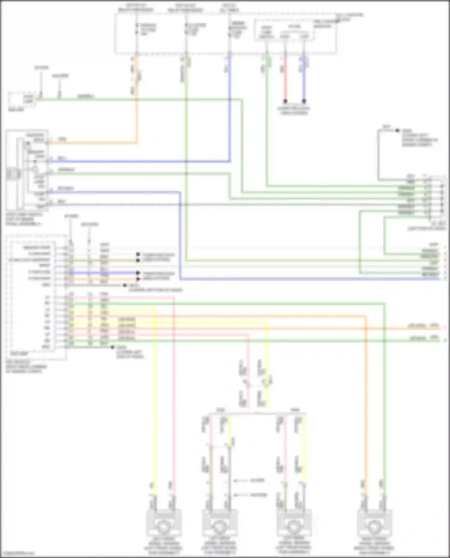 Sorento Kia IV (2020-2024): Cruise control circuit, except hybrid (1 of 3)