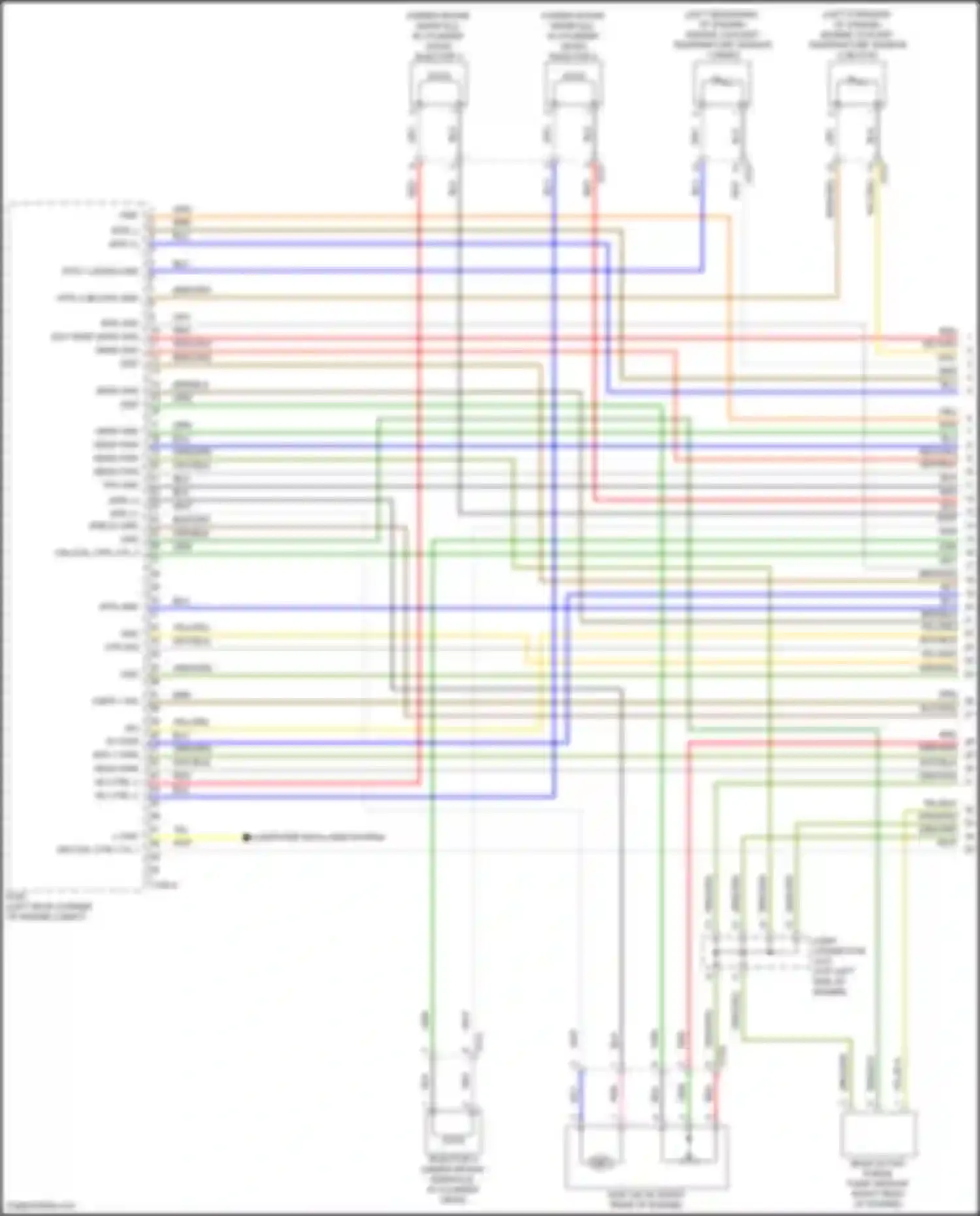Sorento Kia IV (2020-2024): Wiring diagram engine performance 1.6l turbo hybrid, engine controls circuit (1 of 8)