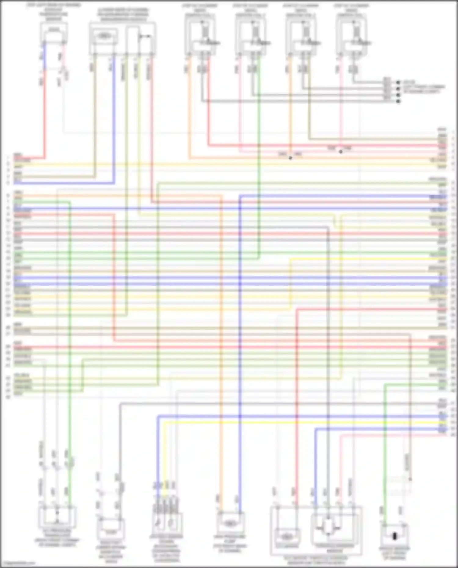 Sorento Kia IV (2020-2024): Wiring diagram engine performance 1.6l turbo hybrid, engine controls circuit (2 of 8)