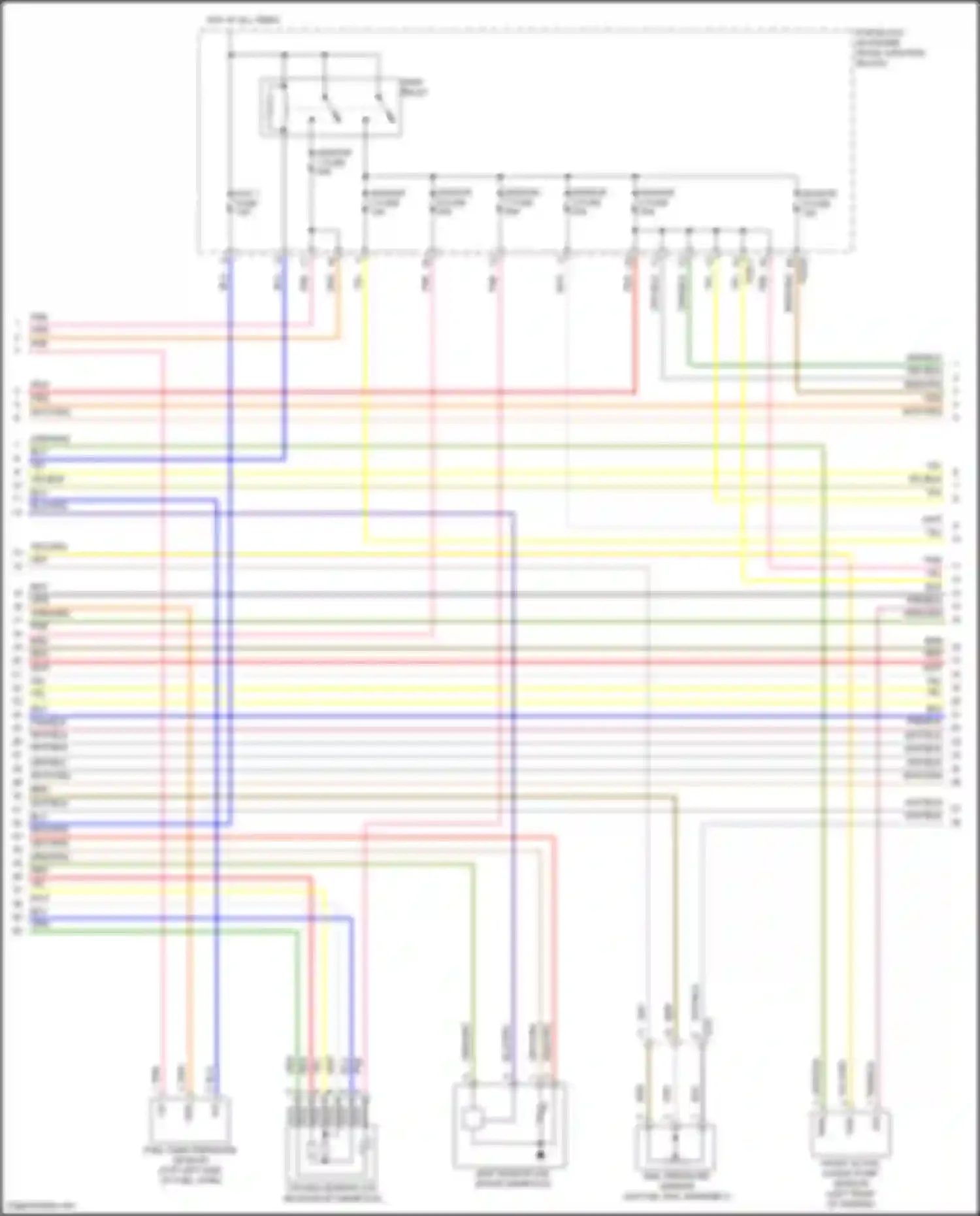 Sorento Kia IV (2020-2024): Wiring diagram engine performance 1.6l turbo hybrid, engine controls circuit (5 of 8)