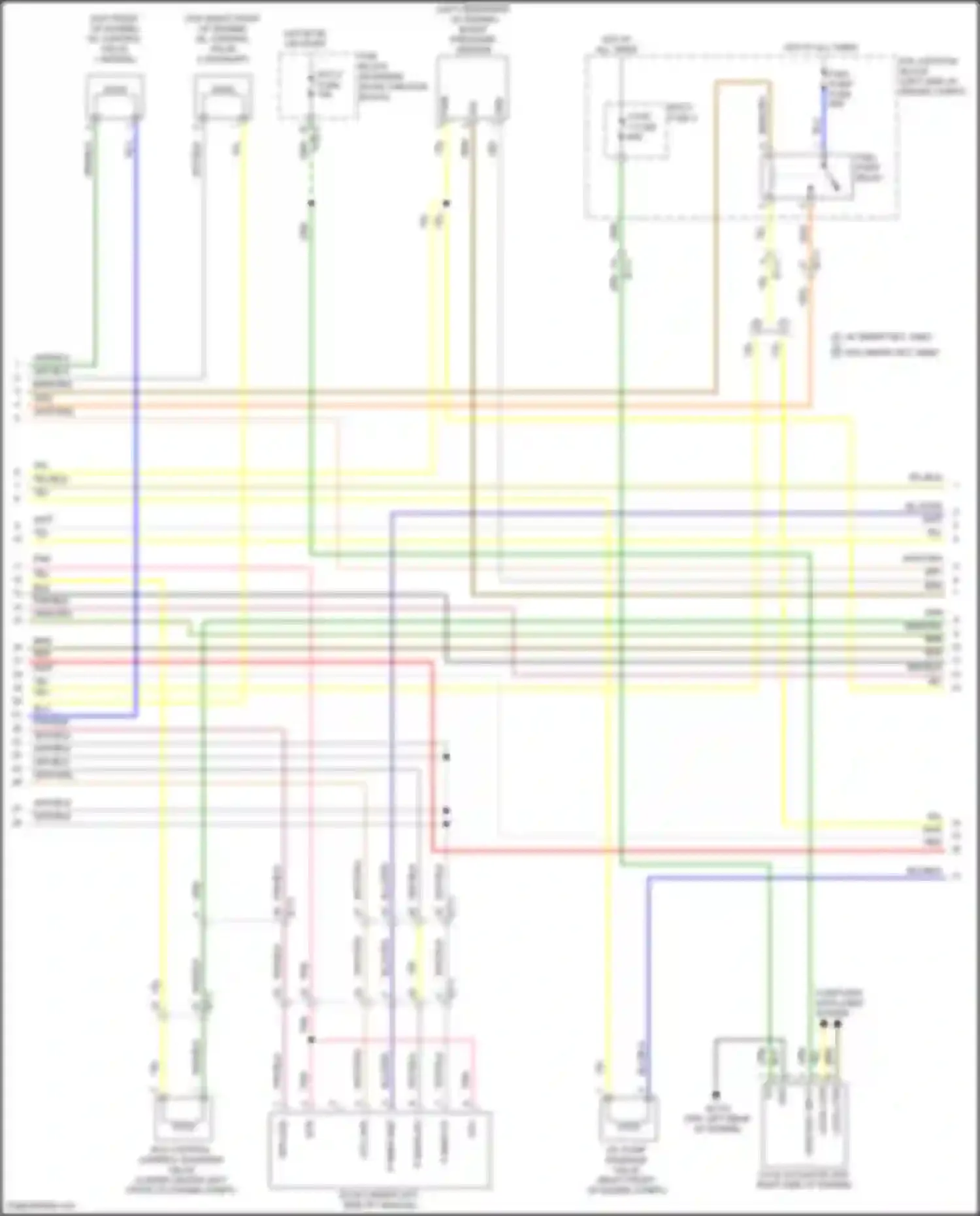Sorento Kia IV (2020-2024): Wiring diagram engine performance 1.6l turbo hybrid, engine controls circuit (6 of 8)