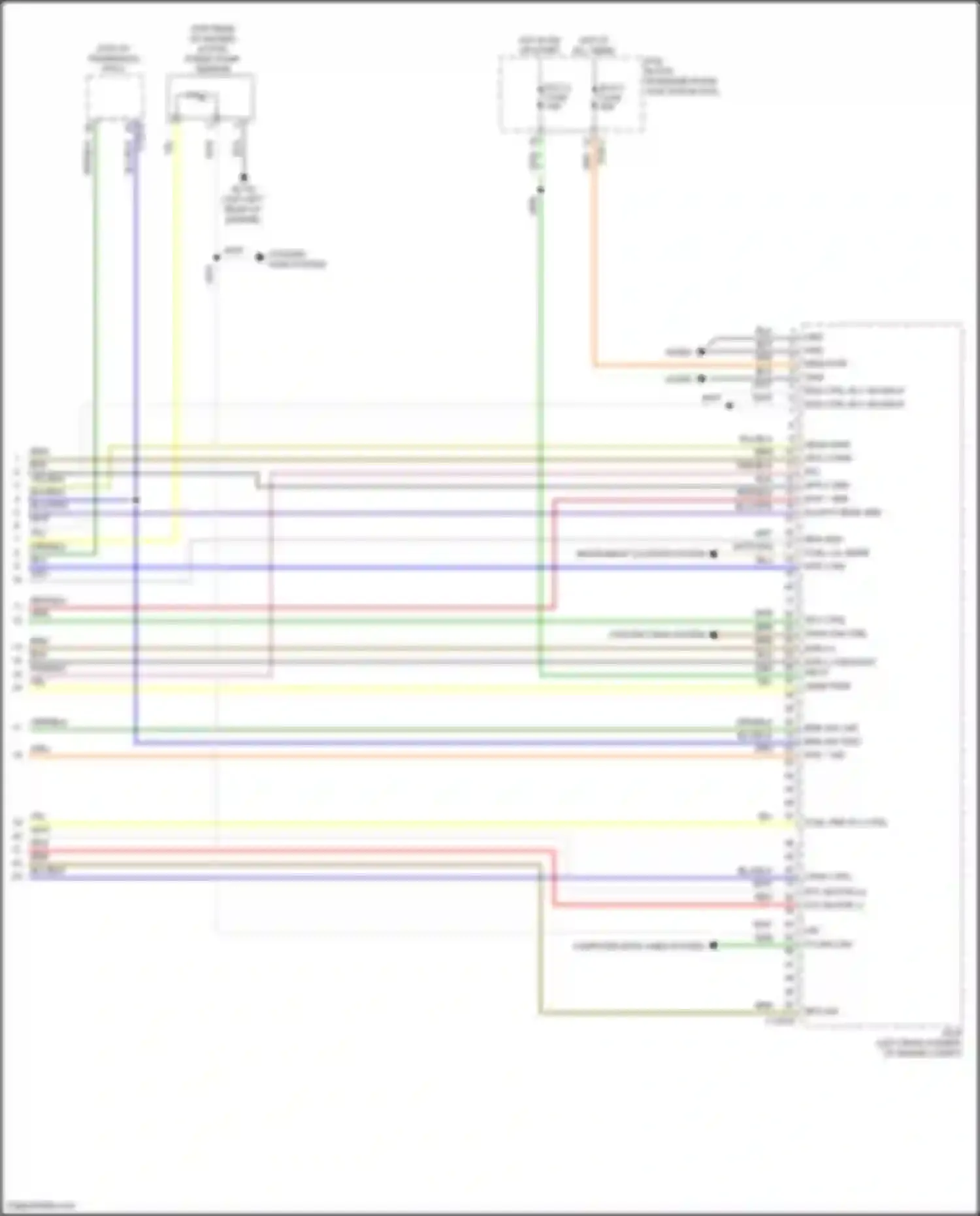 Sorento Kia IV (2020-2024): Wiring diagram engine performance 1.6l turbo hybrid, engine controls circuit (8 of 8)