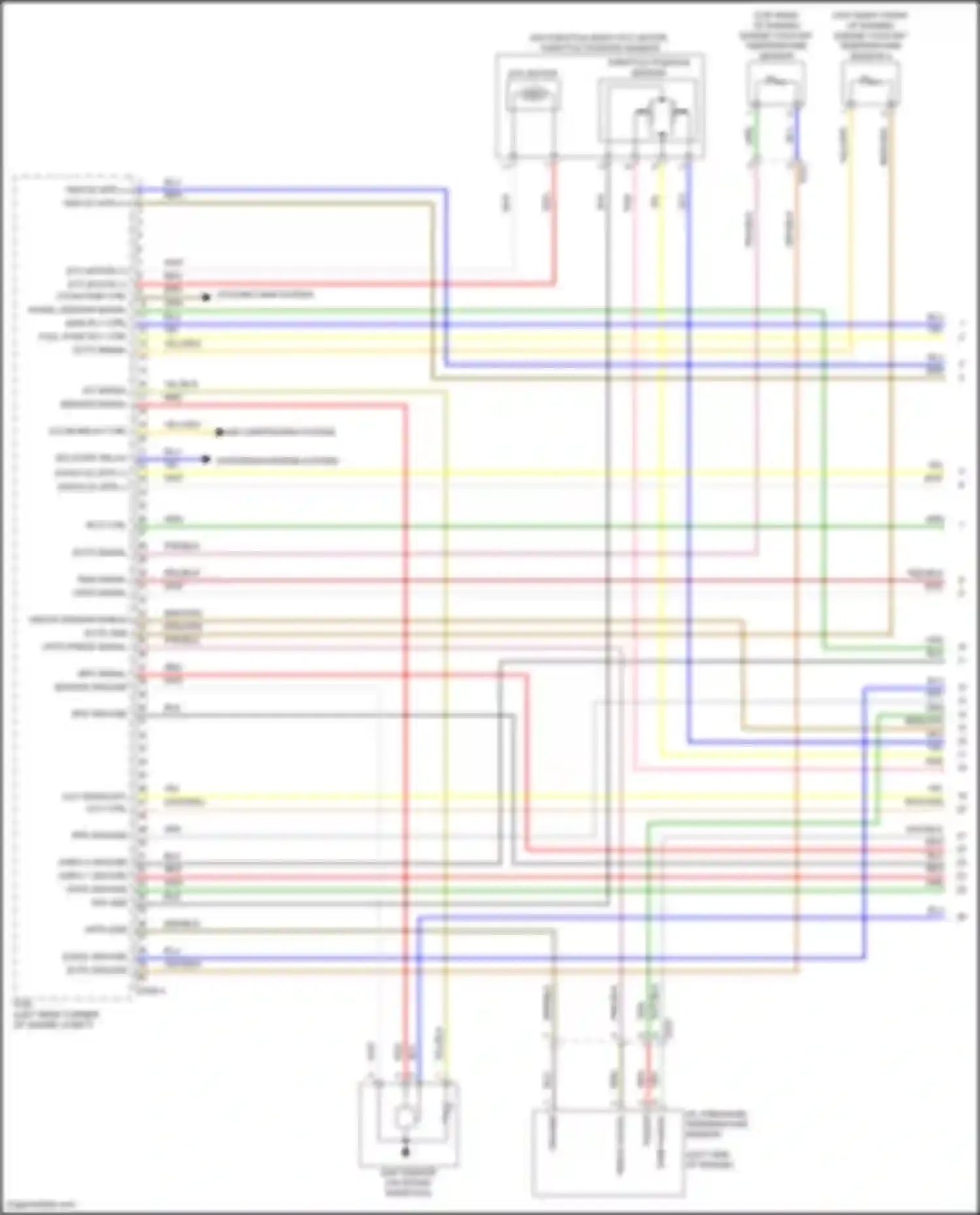 Sorento Kia IV (2020-2024): Wiring diagram engine performance 2.5l turbo, engine controls circuit (1 of 8)