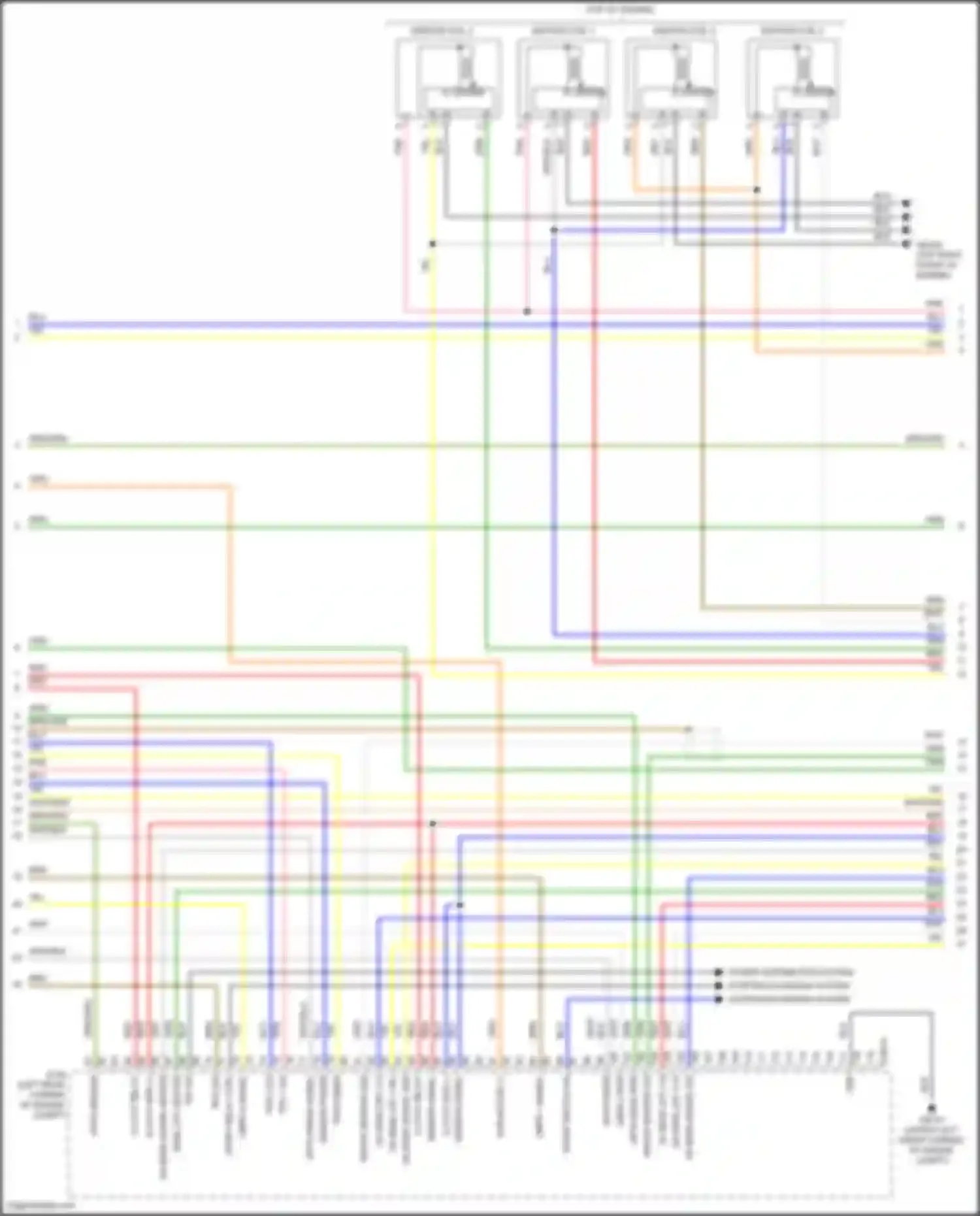 Sorento Kia IV (2020-2024): Wiring diagram engine performance 2.5l turbo, engine controls circuit (3 of 8)