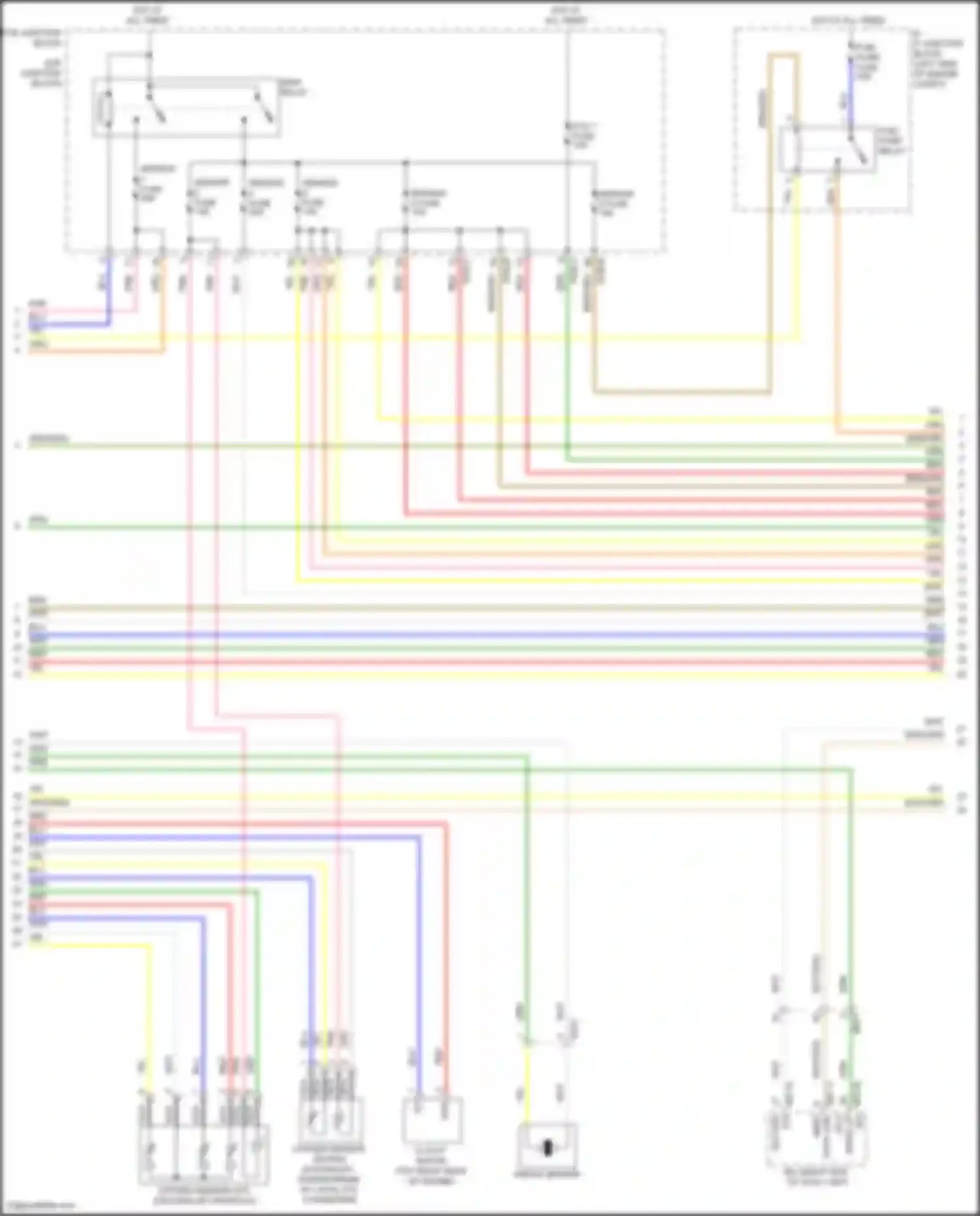 Sorento Kia IV (2020-2024): Wiring diagram engine performance 2.5l turbo, engine controls circuit (4 of 8)