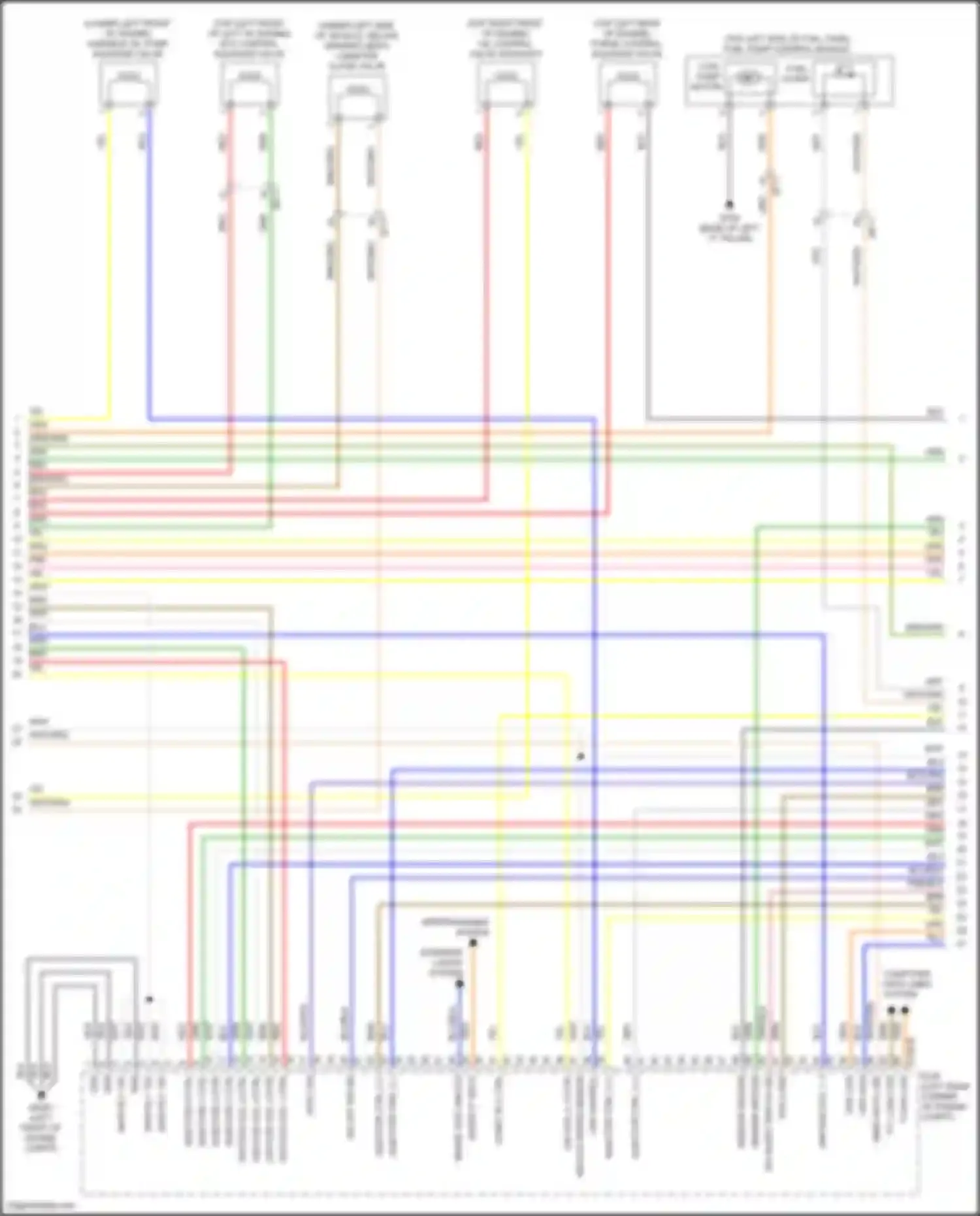 Sorento Kia IV (2020-2024): Wiring diagram engine performance 2.5l turbo, engine controls circuit (5 of 8)
